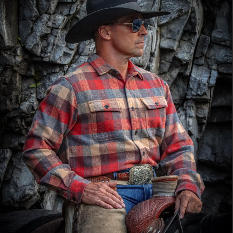 Dubinik? 10.8oz Ultra Heavyweight Flannel Shirt for Men Long Sleeve Mens Plaid Button Down Shirts for Men Vintage 100% Cotton#0081011