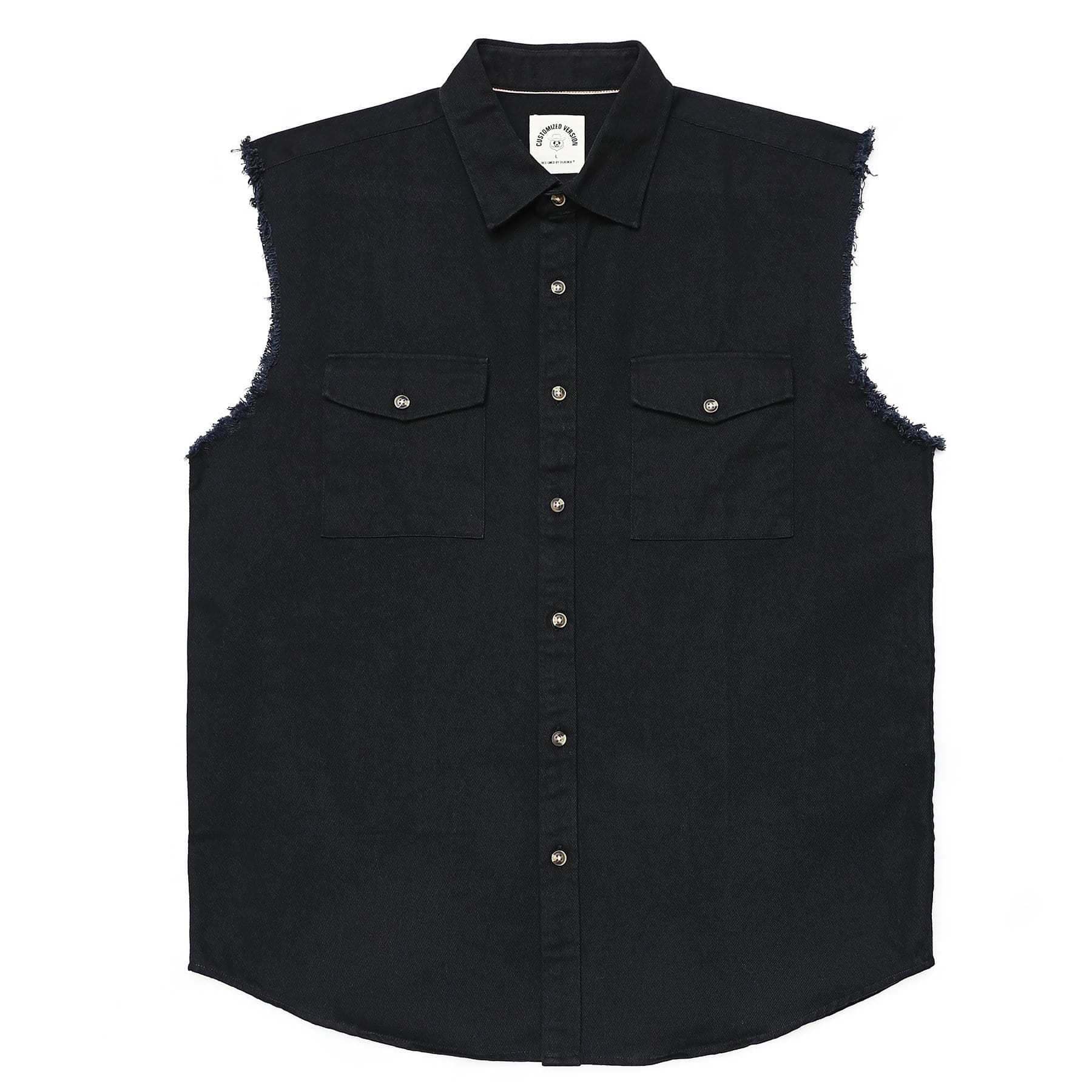 Men's sleeveless denim undershirt #1200