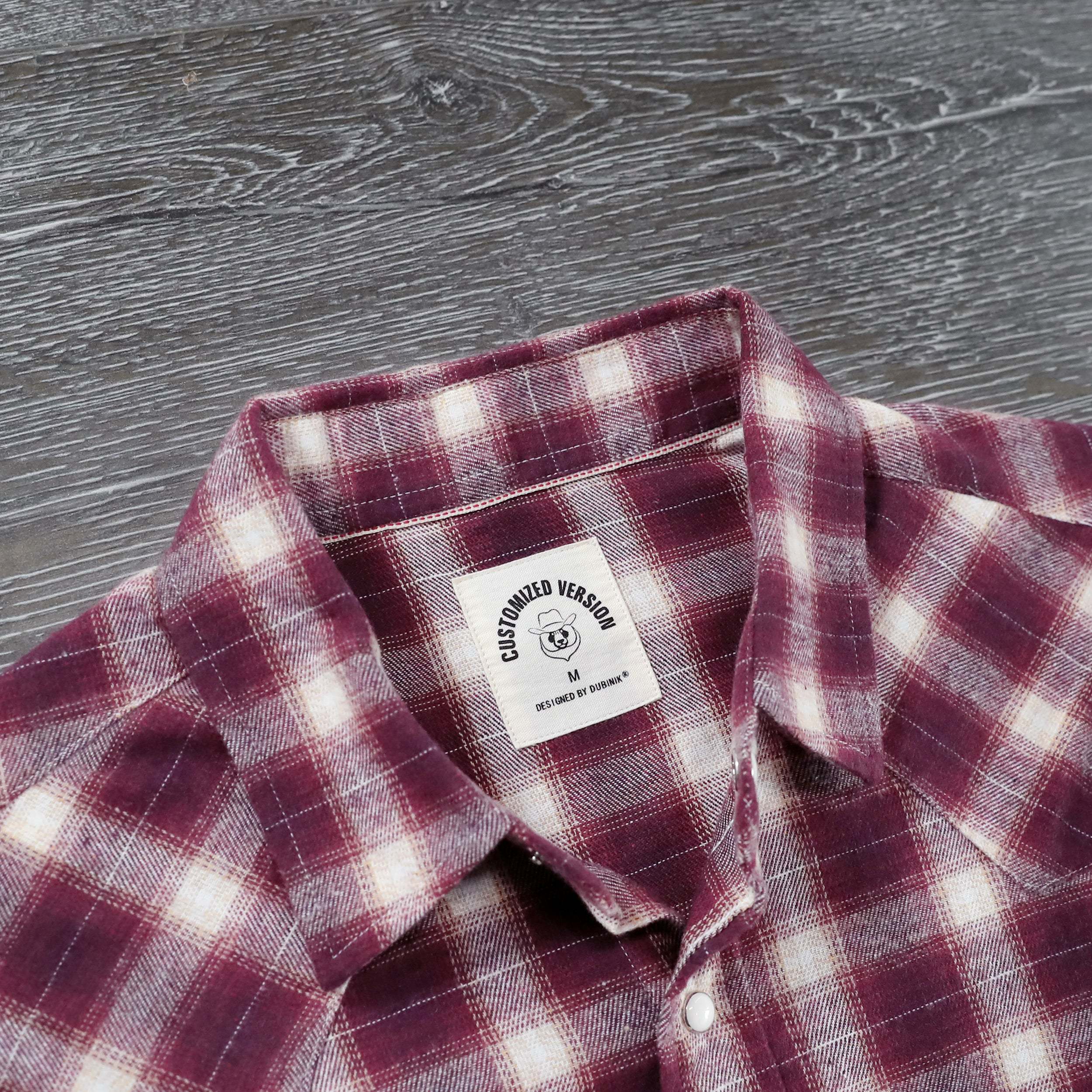 6oz Mens Flannel Long Sleeve Pearl Snap Buttons Western Cowboy Vintage Casual Shirts #2818