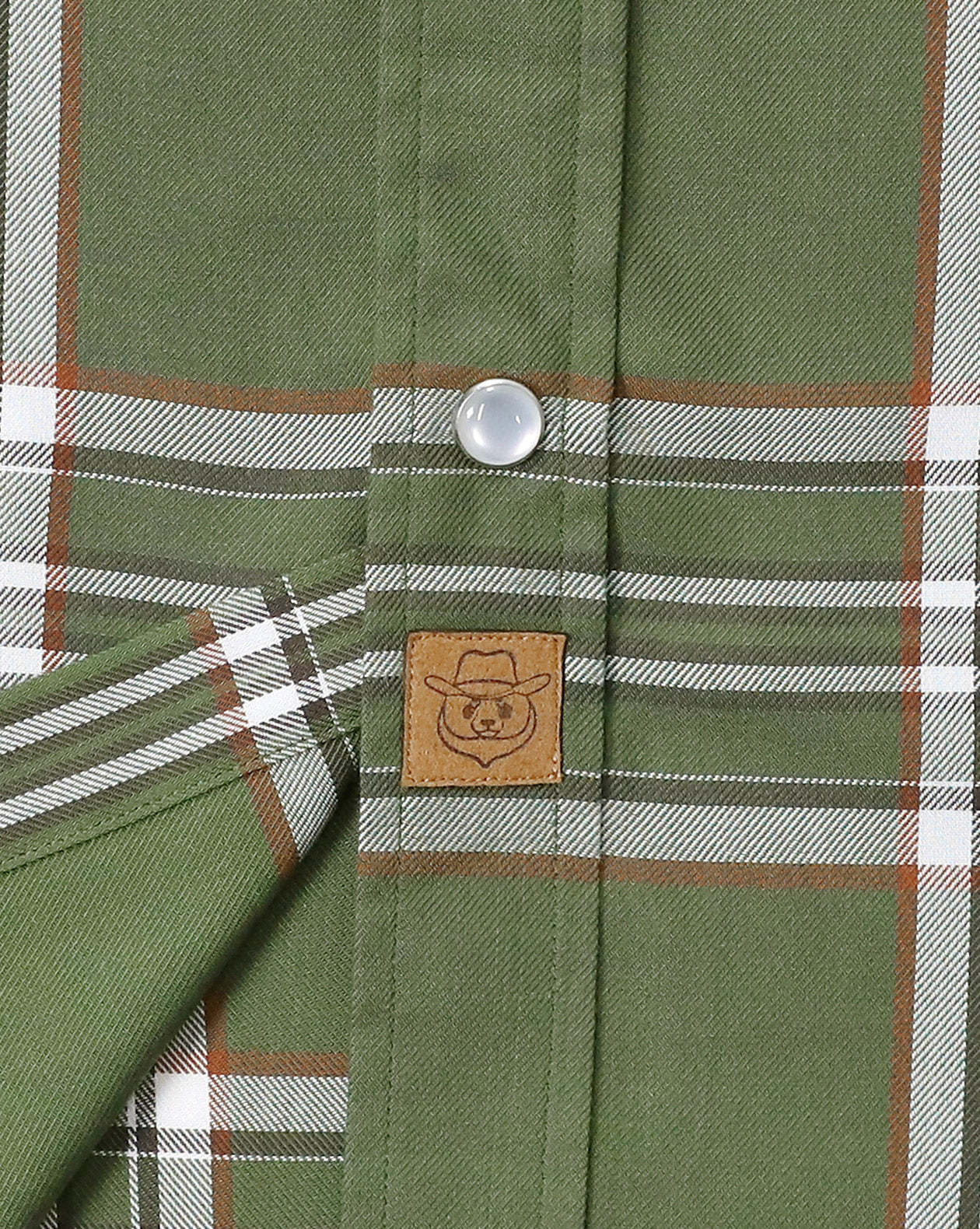Dubinik?Bamboo Fiber Mens Shirts Short Sleeve Army Green Plaid Shirt Men Western Cowboy Pearl Snap Vintage Casual Plaid Shirt #29301