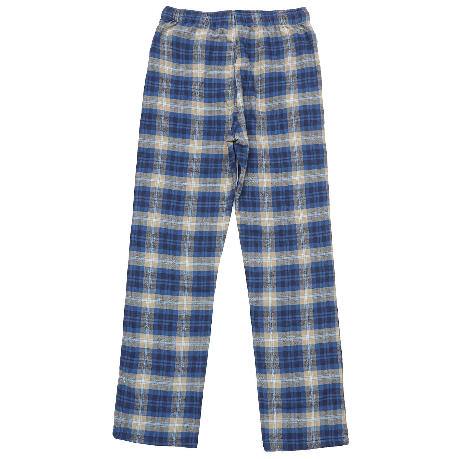 Cotton Flannel Pajama Plaid Sleep & Lounge Pants, PJ Bottoms With Pockets And Button Fly #3003