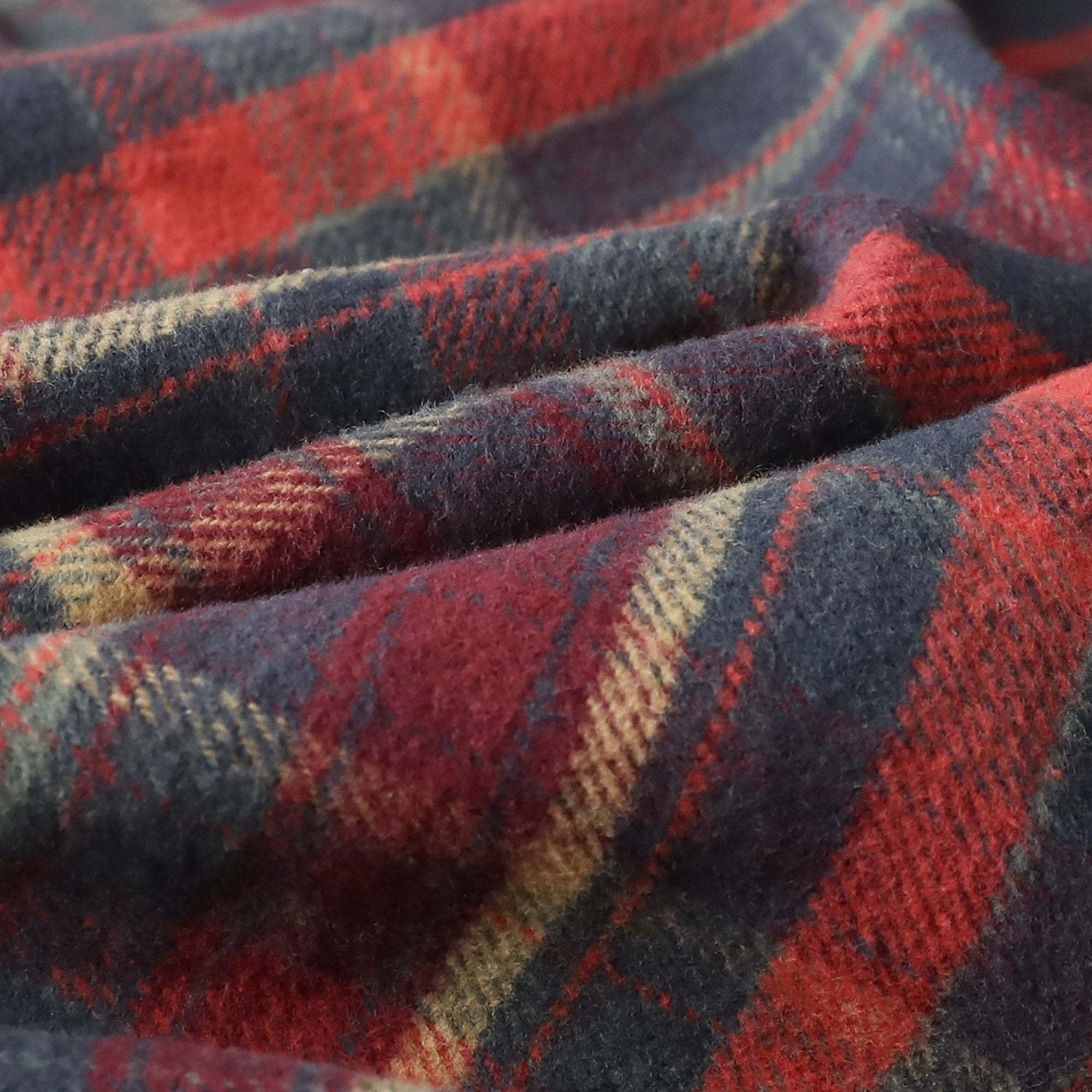 Dubinik? 10.8oz Ultra Heavyweight Flannel Shirt for Men Long Sleeve Mens Plaid Button Down Shirts for Men Vintage 100% Cotton#0081010