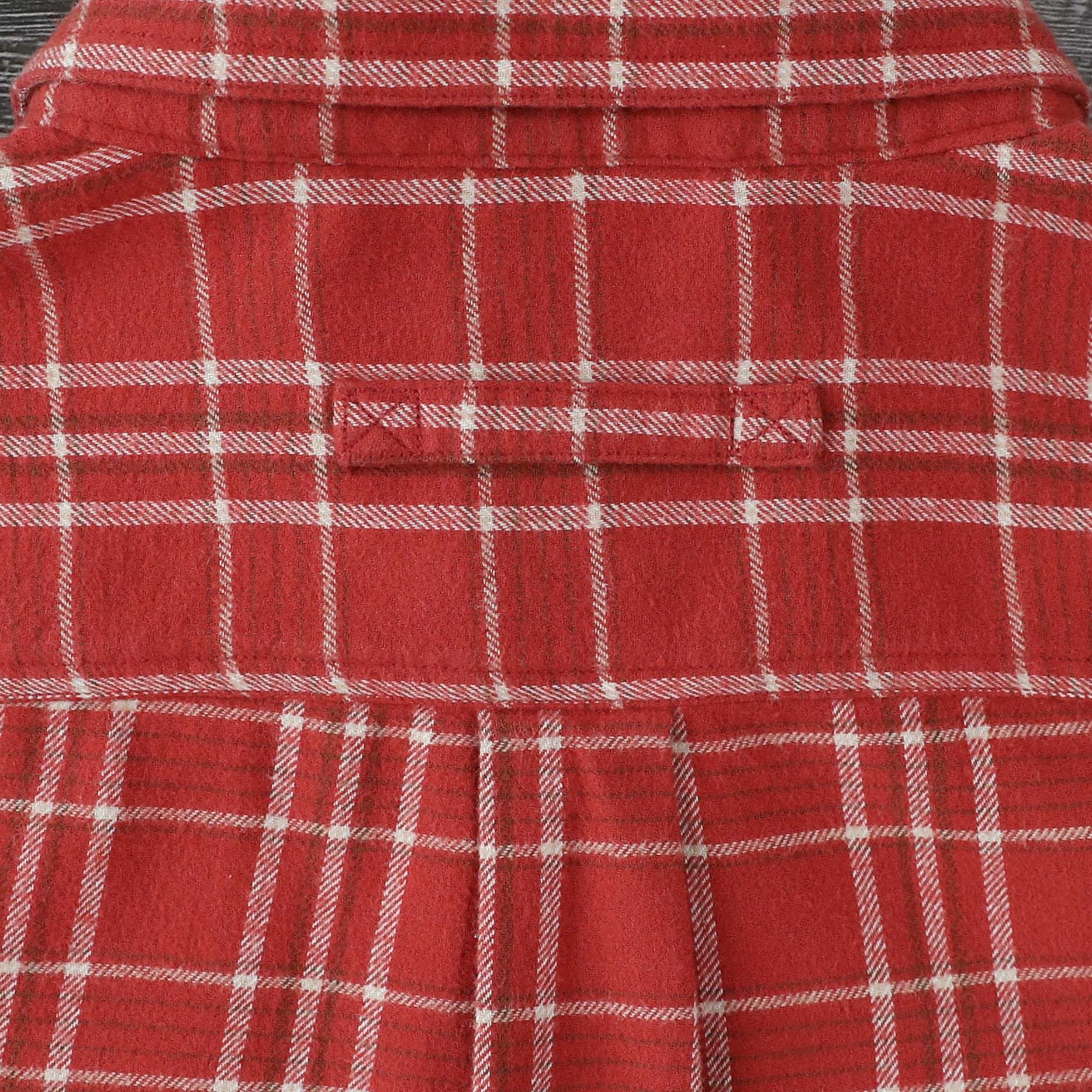 Dubinik? 6oz Mens Flannel Shirt Long Sleeve Button Down Plaid All Cotton Soft Brushed Flannel Shirt For Men Utility Casual Shirt #0030004