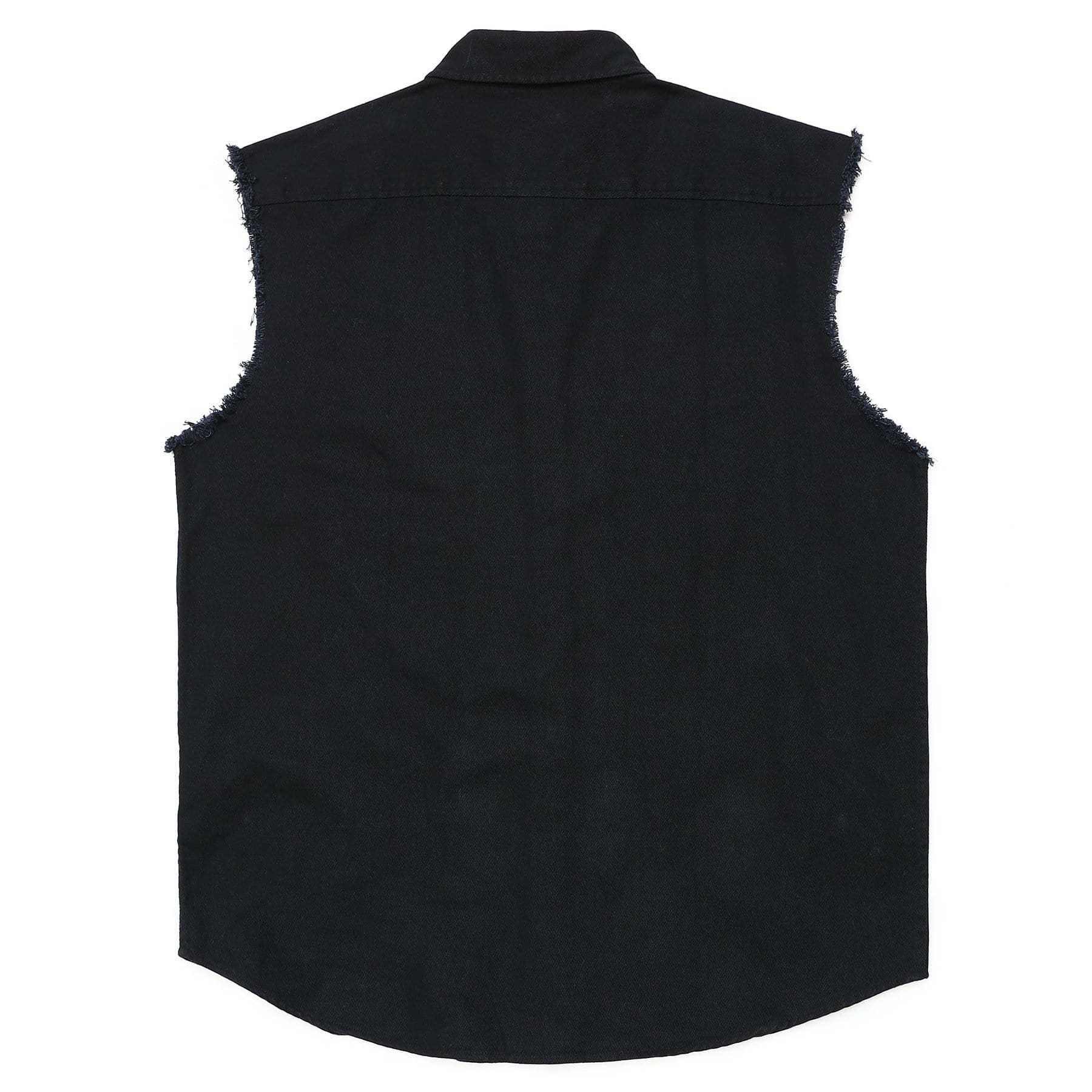 Men's sleeveless denim undershirt #1200