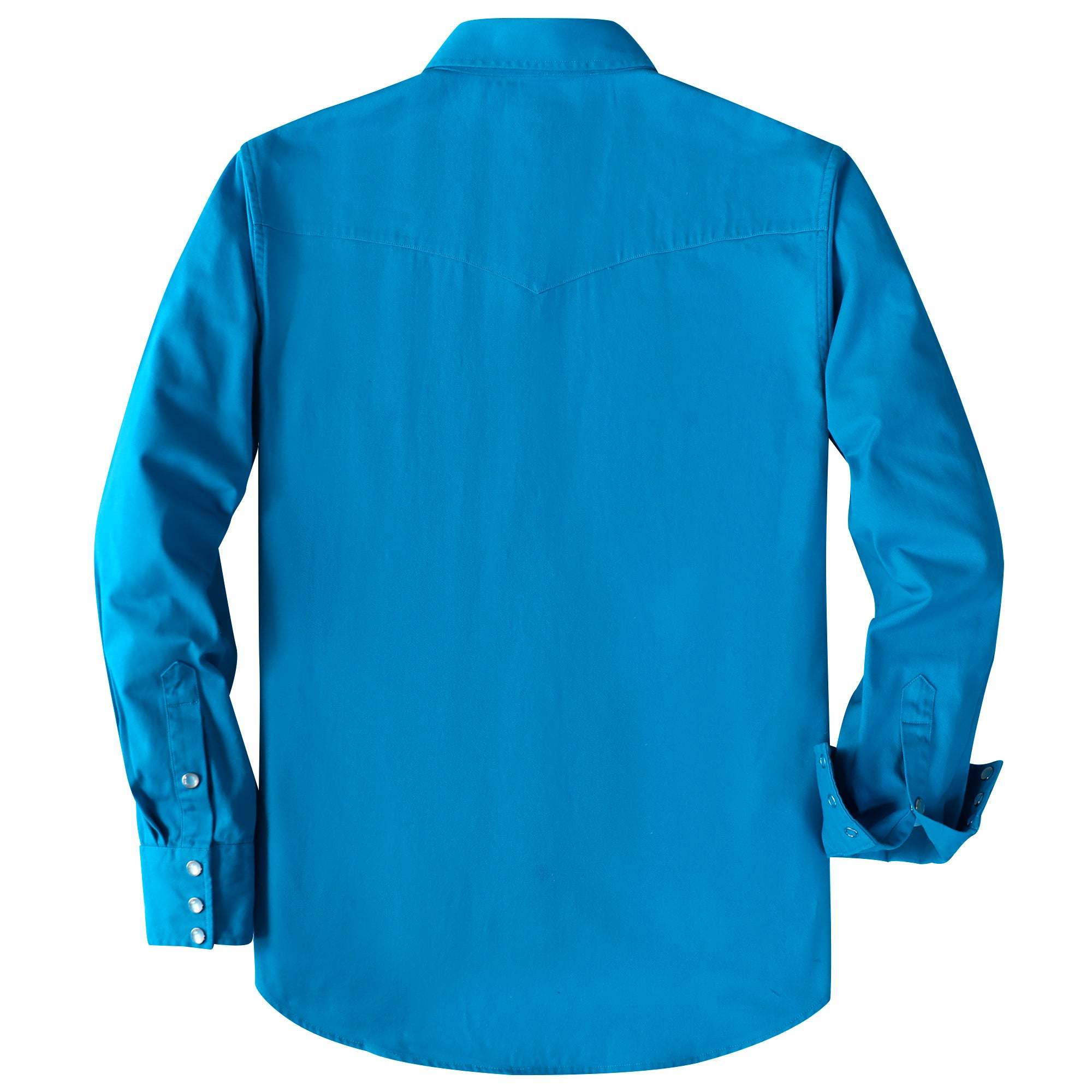 Dubinik? 7.2oz Men's Western Cowboy Pearl Snap Long Sleeve Work Shirt#10606