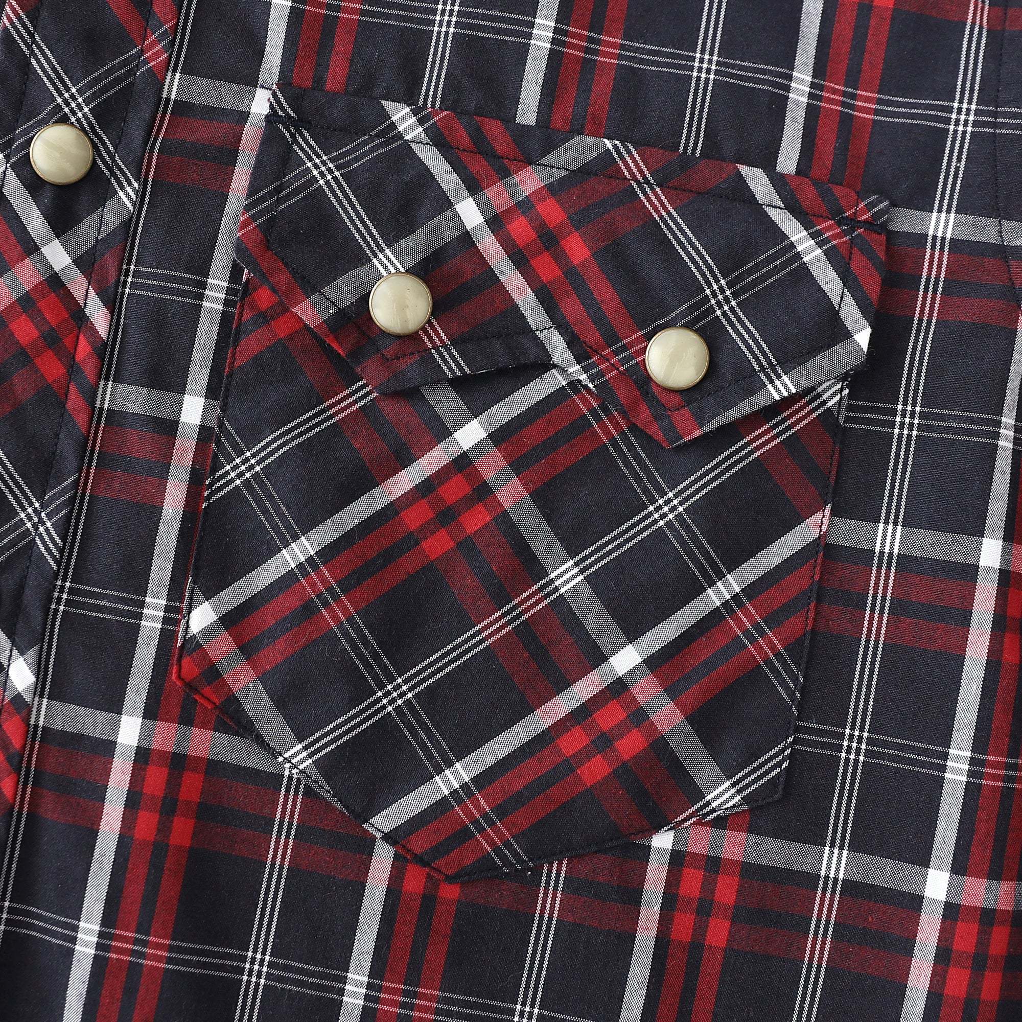 Dubinik? 4.1oz Pearl Snap Shirts For Men Long Sleeve Lightweight Casual Sawtooth Pocket Western Plaid Cowboy Cotton Vintage Work Shirt#48007