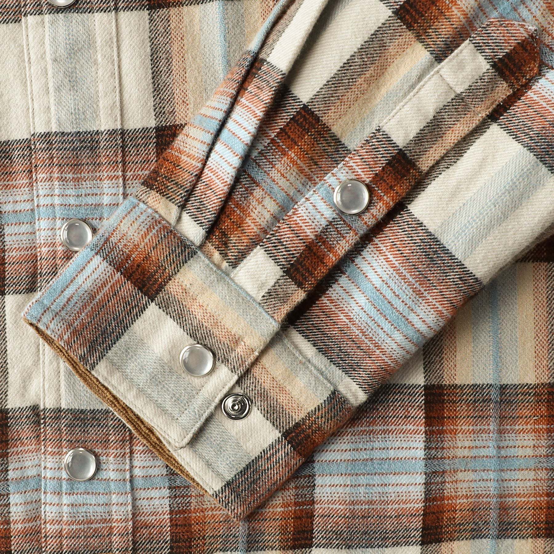 Dubinik? 6oz Men's Long Sleeve Pearl Snap Midweight Flannel Casual Western Cowboy Plaid Shirts 100% Cotton#36019