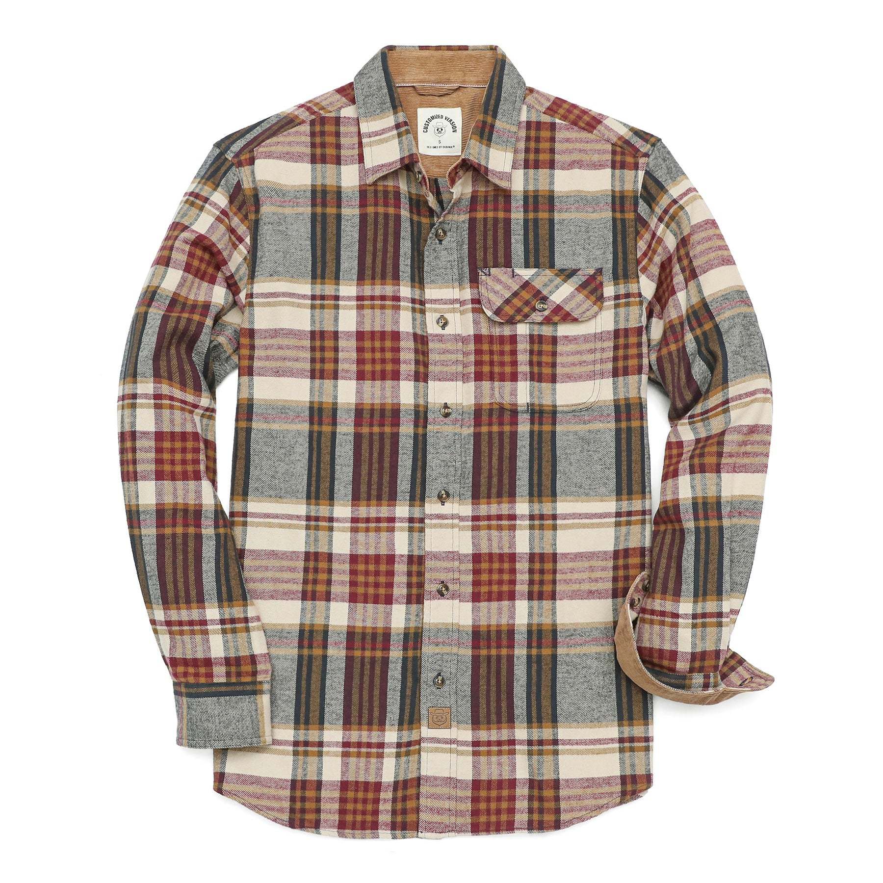 6oz Mens Midweight Flannel Shirts Long Sleeve Casual Button Down Brushed 100% Cotton Shirt#1013 Tall size in stock now!