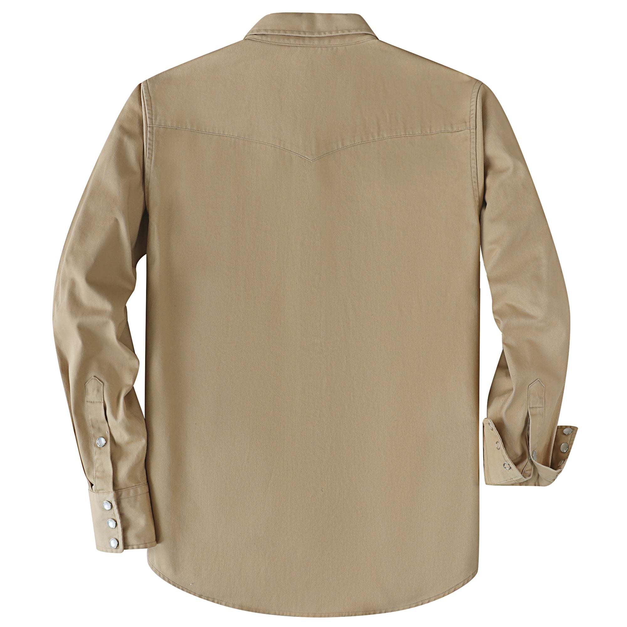 Dubinik? 7.2oz Men's Western Cowboy Pearl Snap Long Sleeve Work Shirt#10605