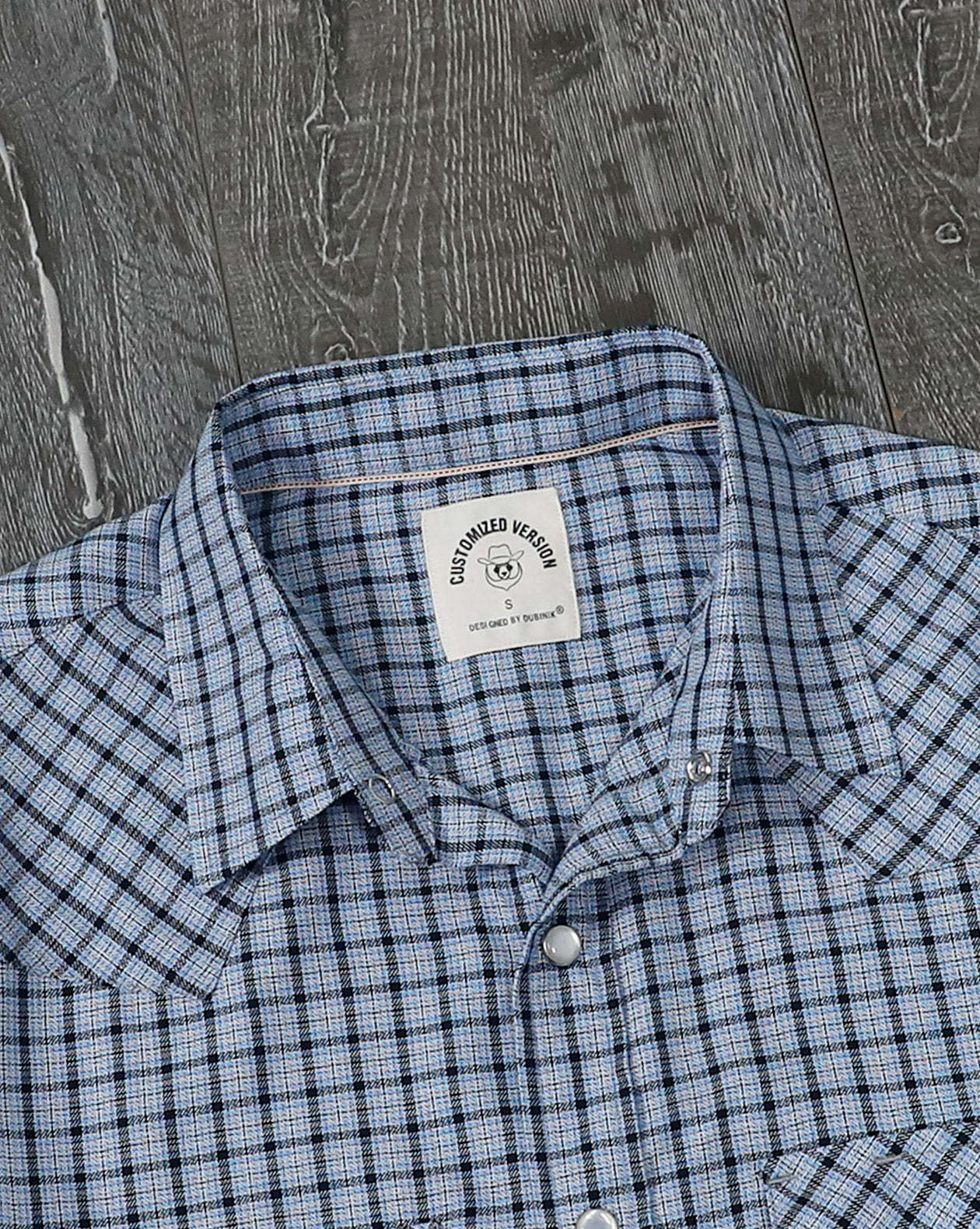 Dubinik?Bamboo Fiber Mens Shirts Short Sleeve Plaid Shirt Men Western Cowboy Pearl Snap Vintage Casual Plaid Shirt #2910