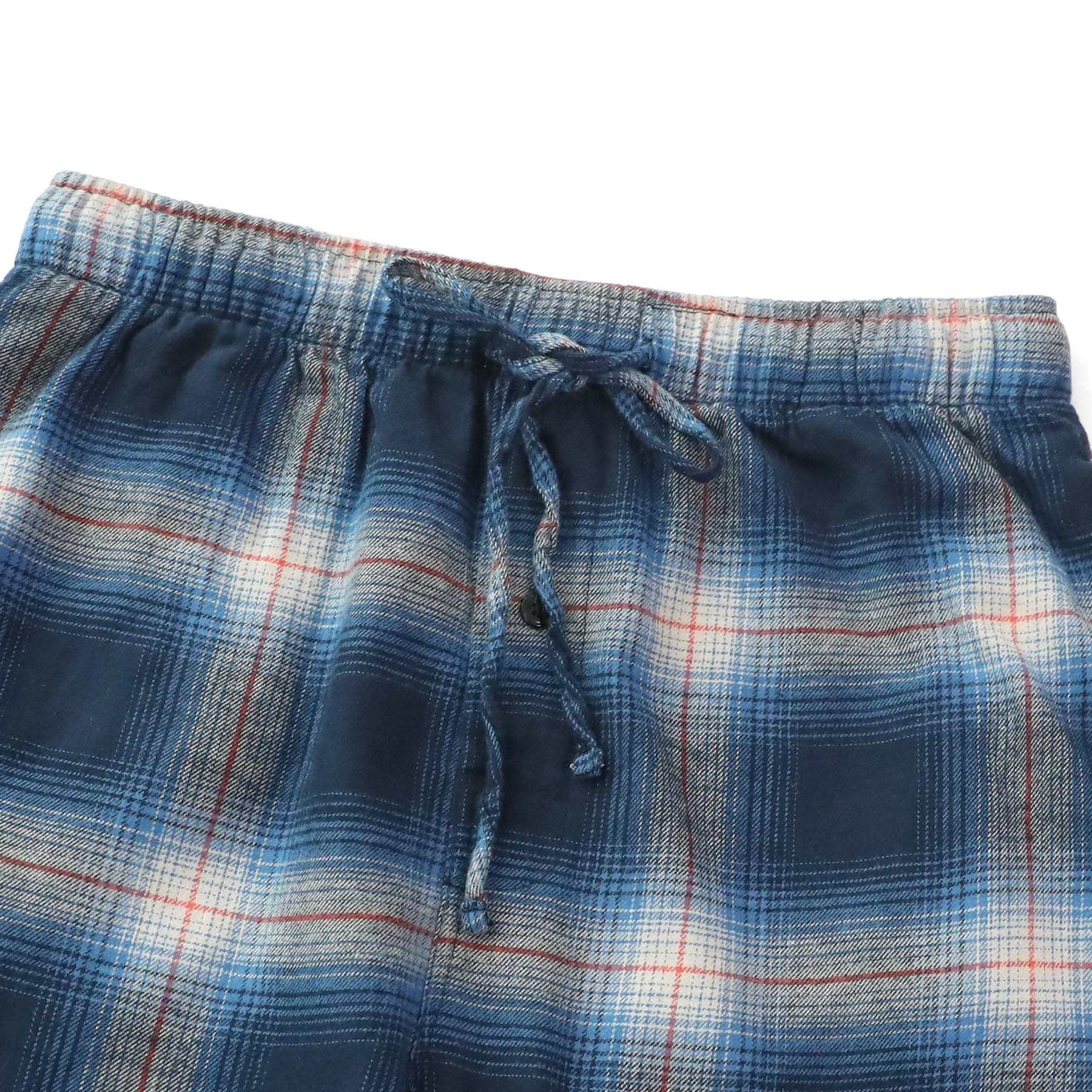 Cotton Flannel Pajama Plaid Sleep & Lounge Pants, PJ Bottoms With Pockets And Button Fly #3010