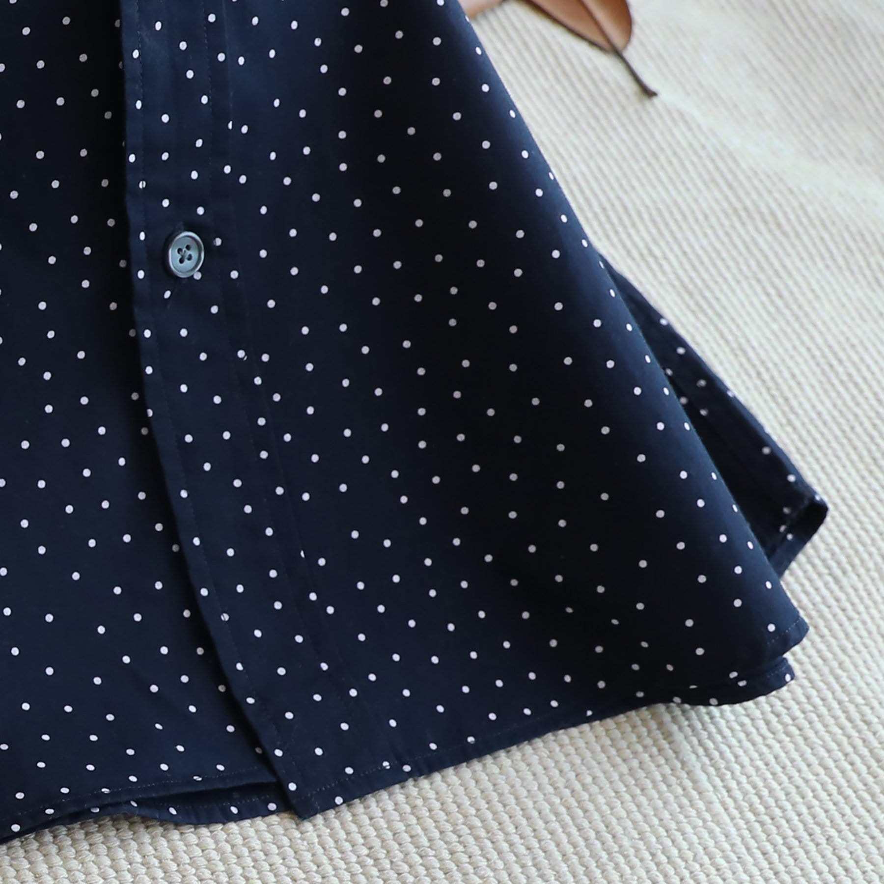 Men's casual short-sleeved cotton shirt #0102