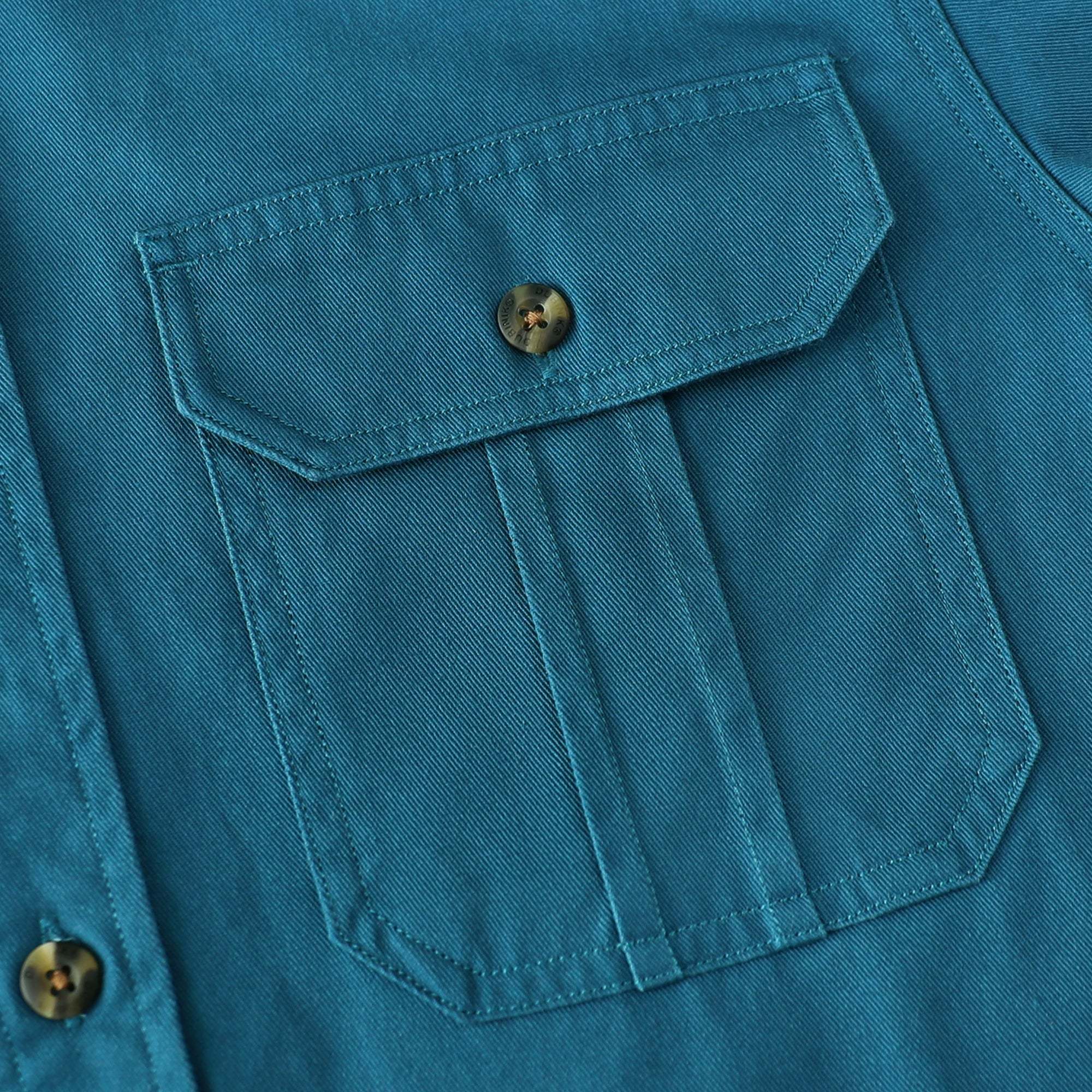 Dubinik? Men’s Short Sleeve Button Down Work Shirt – 2 Pocket Cotton Casual#10711