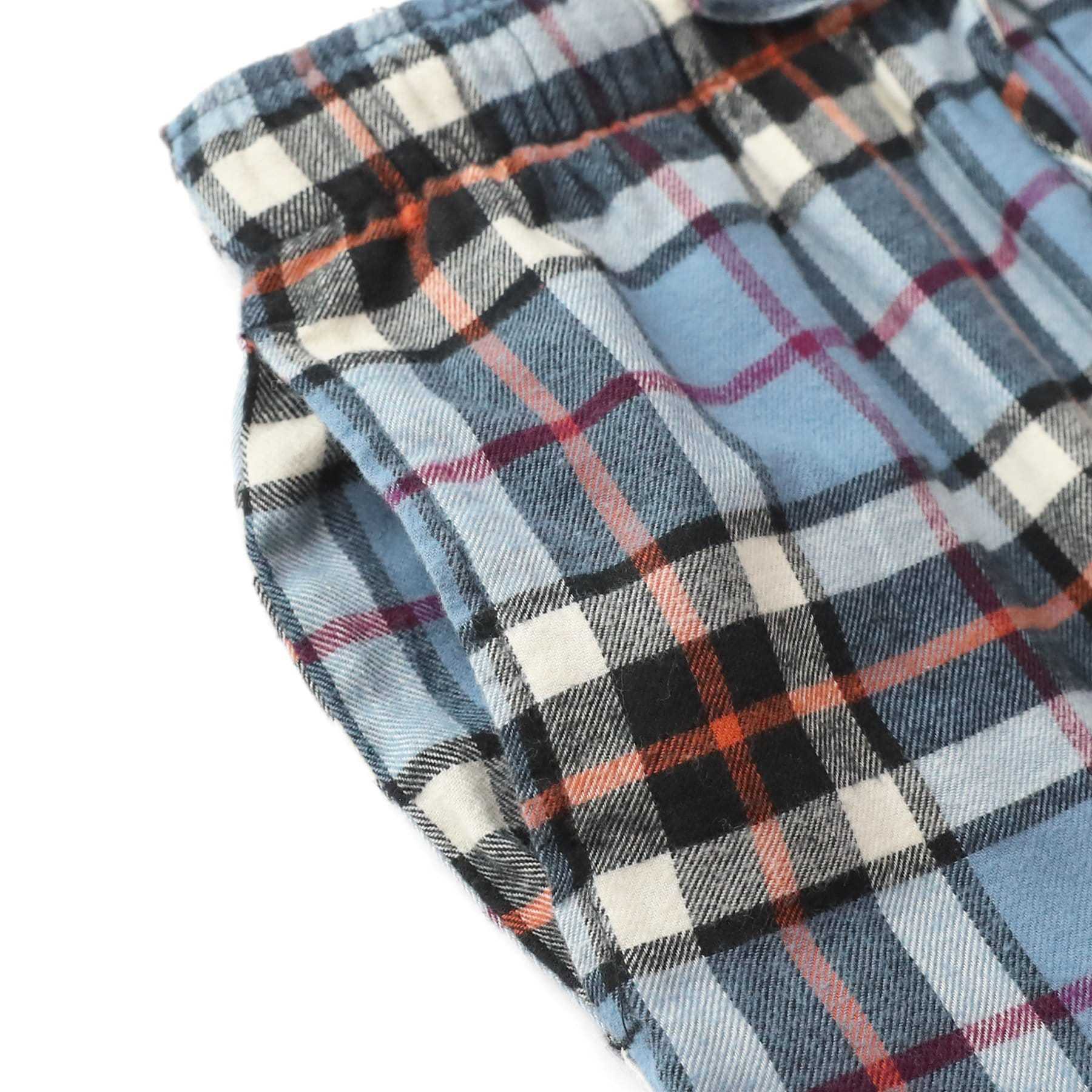 Cotton Flannel Pajama Plaid Sleep & Lounge Pants, PJ Bottoms With Pockets And Button Fly #3005