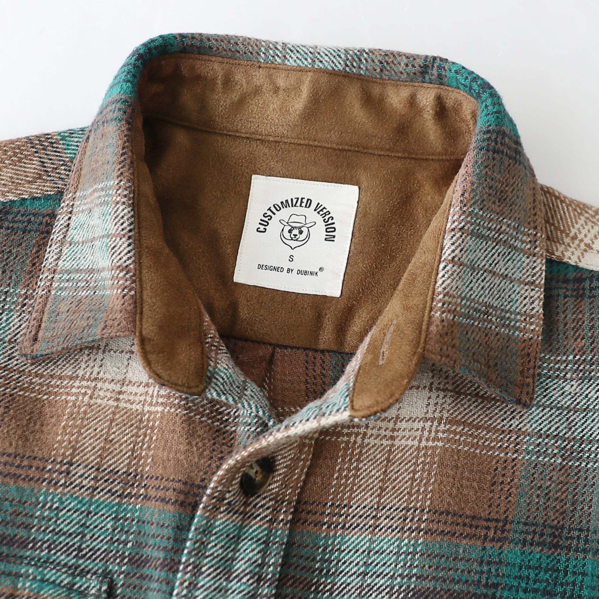 Dubinik? 10.8oz Ultra Heavyweight Mens Flannel Shirts Long Sleeve Casual Button Down Pocket Soft Warm Cotton Shirt#84005