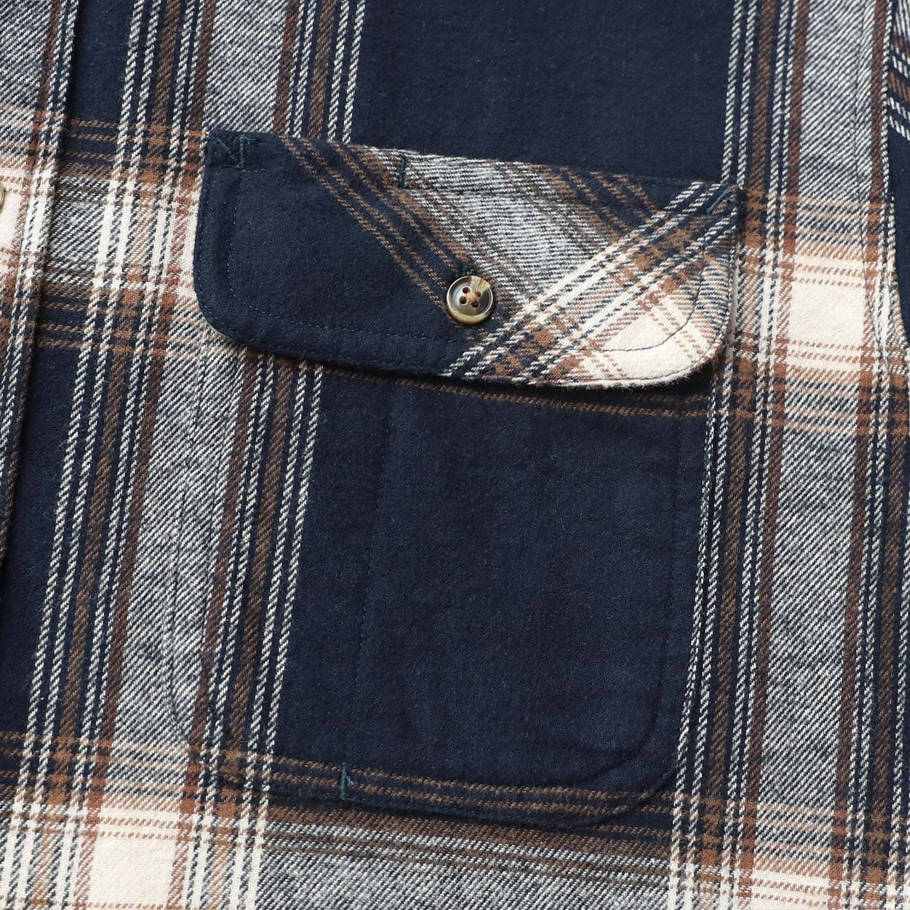 6oz Mens Midweight Flannel Shirts Long Sleeve Casual Button Down Brushed 100% Cotton Shirt#1002