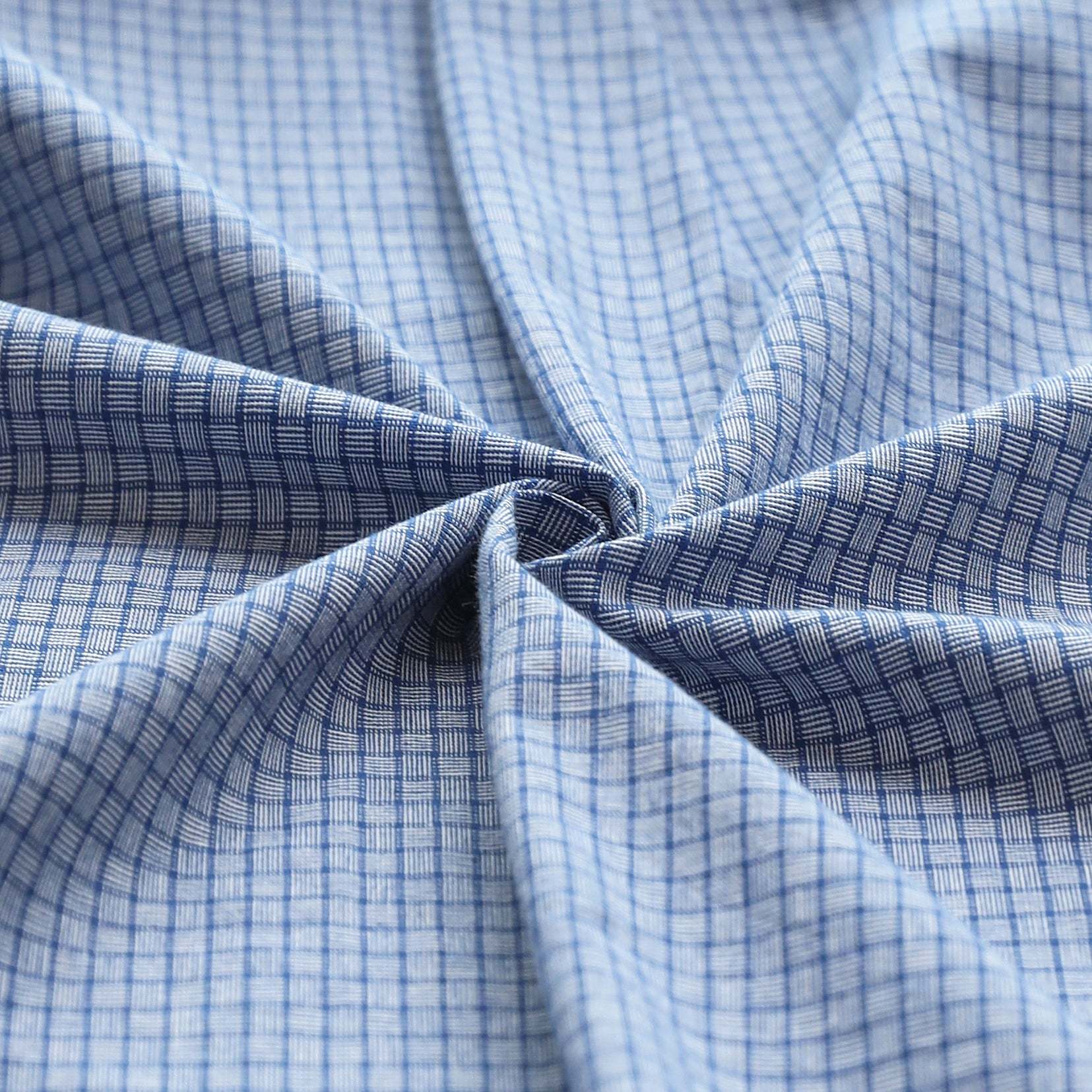 Men's casual short-sleeved cotton shirt #0027