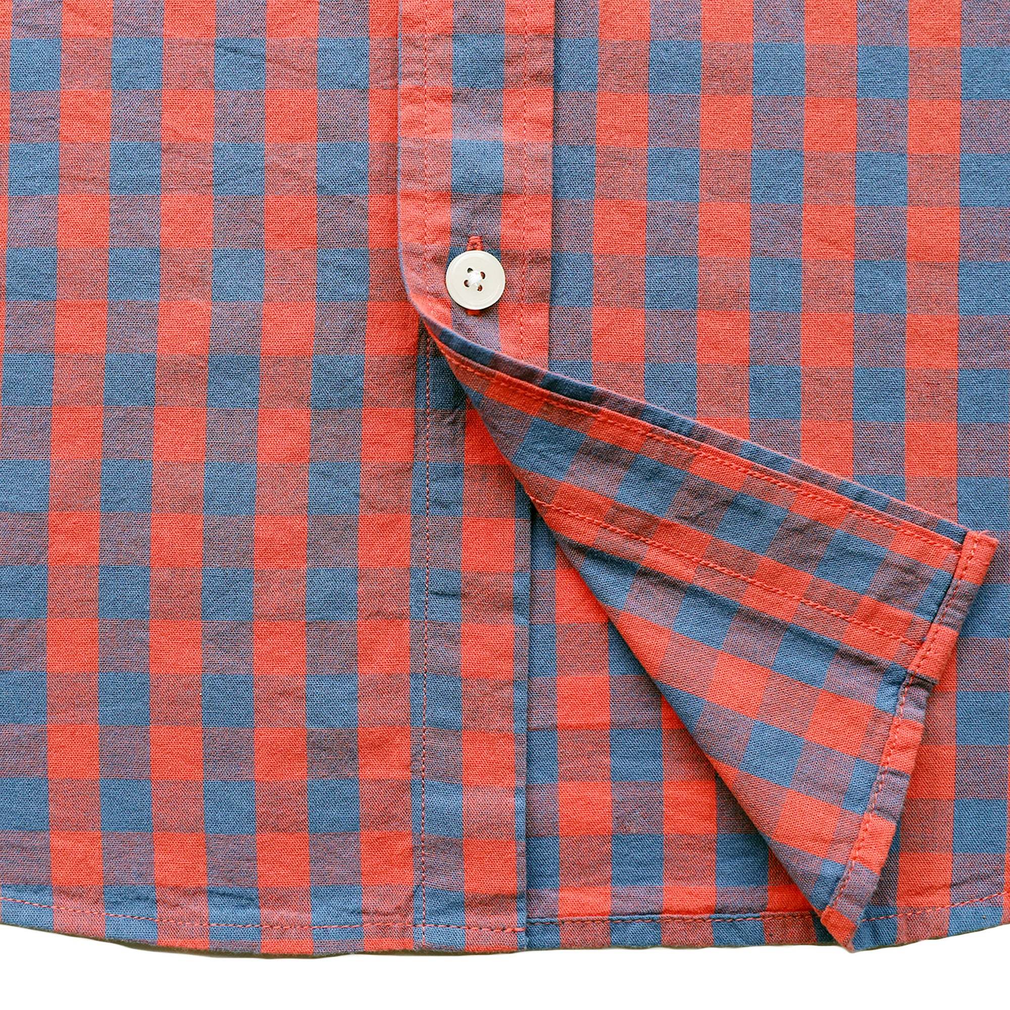 Men's casual short-sleeved cotton shirt #0028