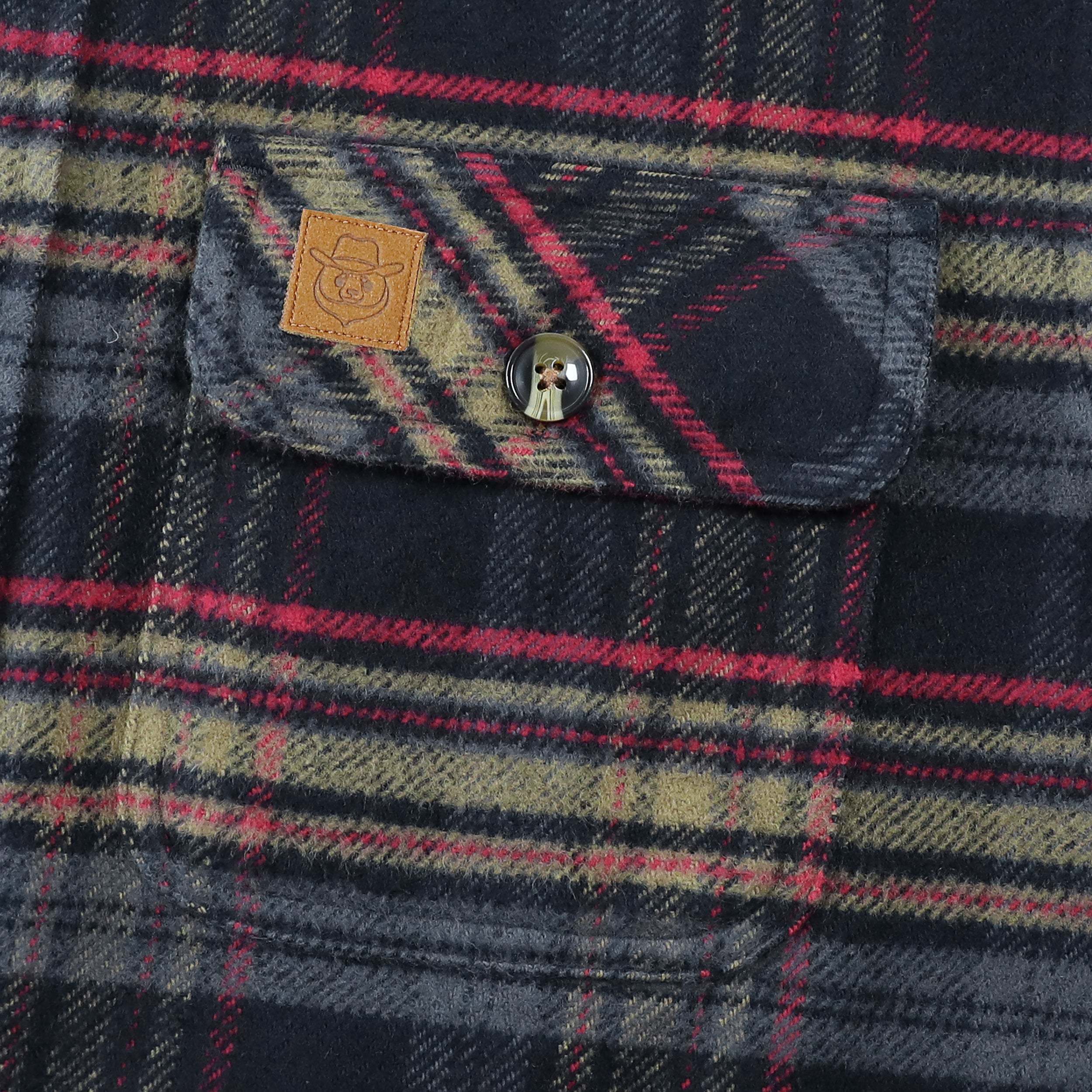 Dubinik? 10.8oz Ultra Heavyweight Flannel Shirt for Men Long Sleeve Casual Button Down Soft Pure Cotton Plaid Warm Suede Cuffs#0082001