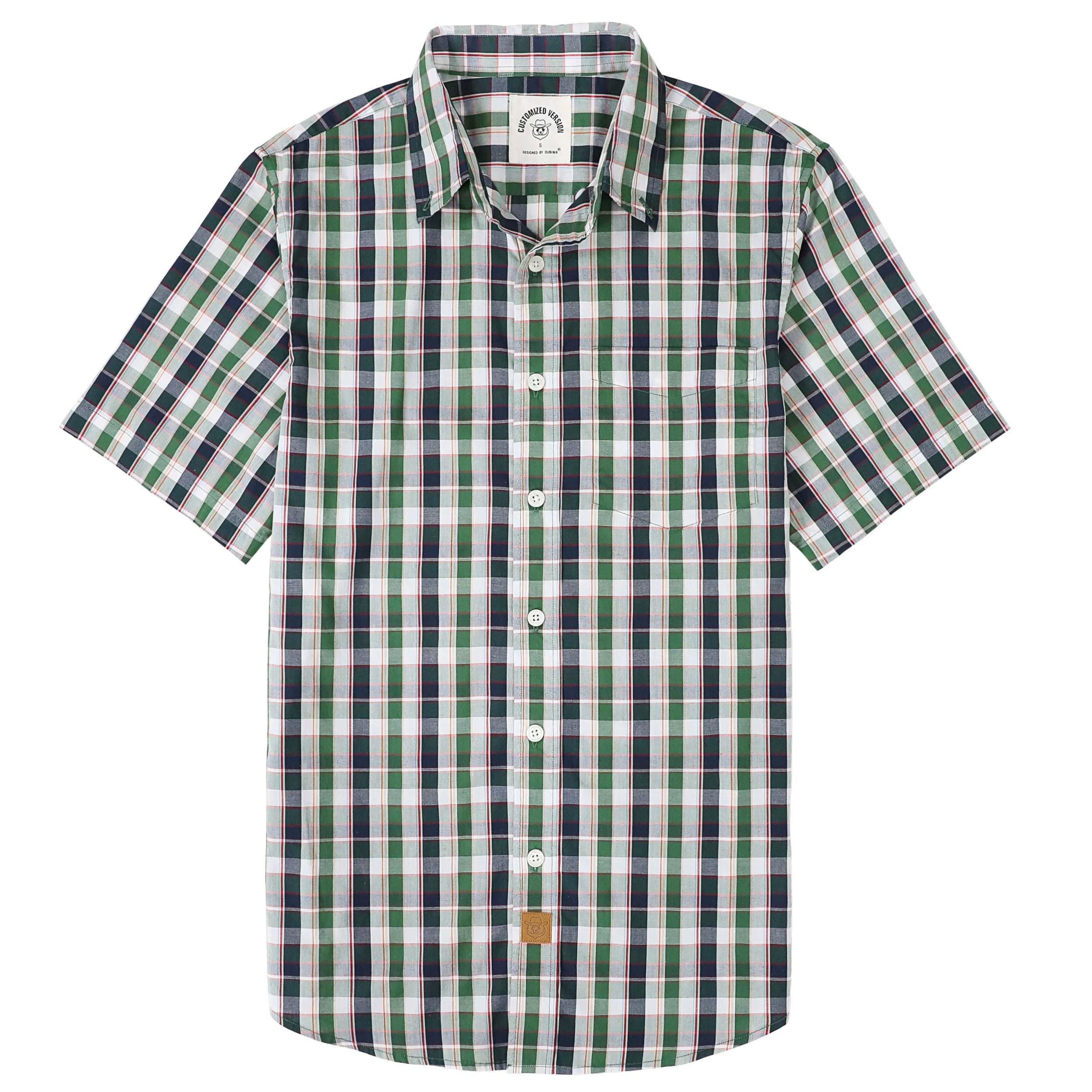 Dubinik? Mens Short Sleeve Button Down Shirts Summer Vintage Short Sleeve Button Down Men Lightweight Men's Casual Shirts#51002