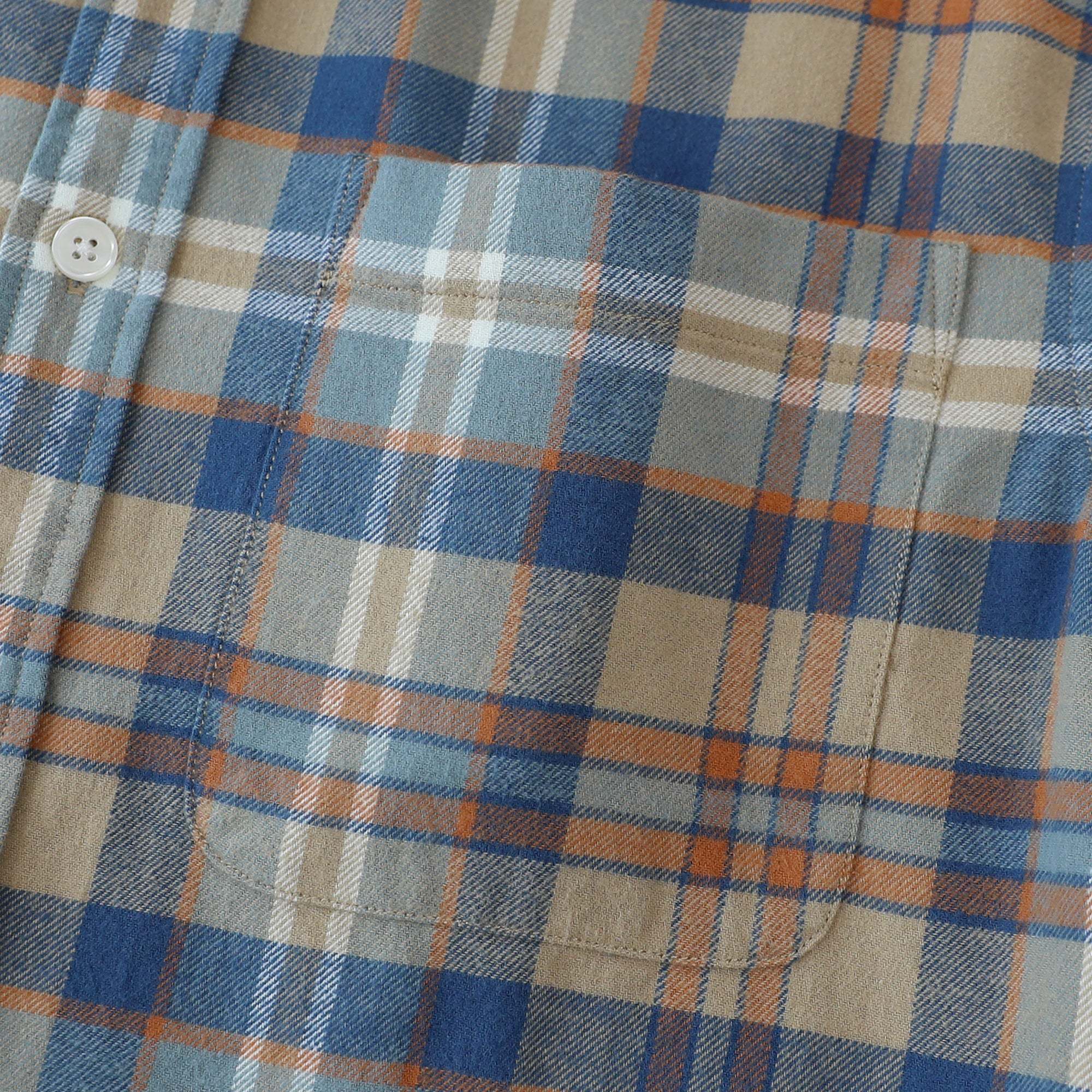Dubinik? 6oz Mens Flannel Shirts Long Sleeve Button Down Casual Work Plaid Shirt Men All Cotton Soft with Pocket Regular Fit#0353