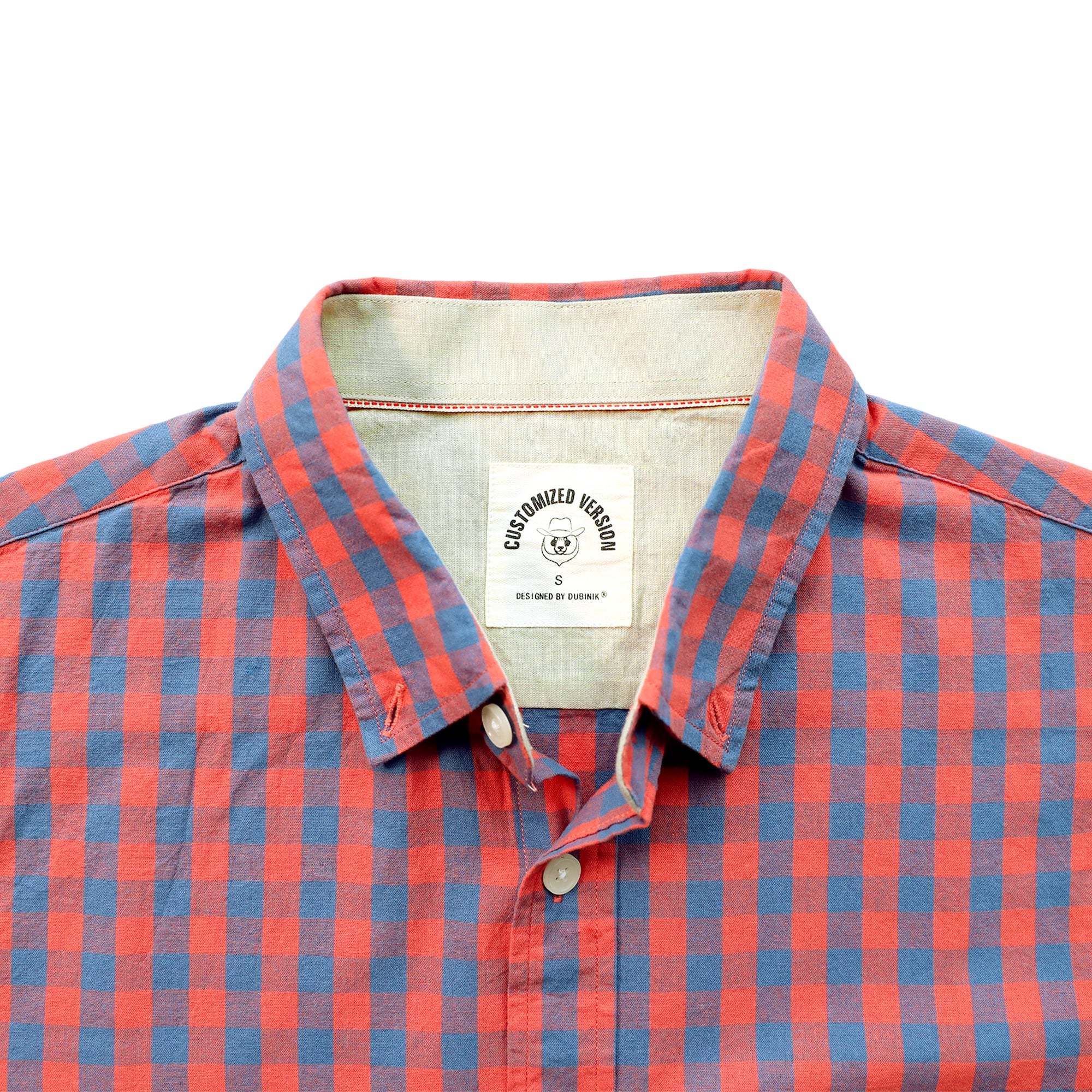 Men's casual short-sleeved cotton shirt #0028