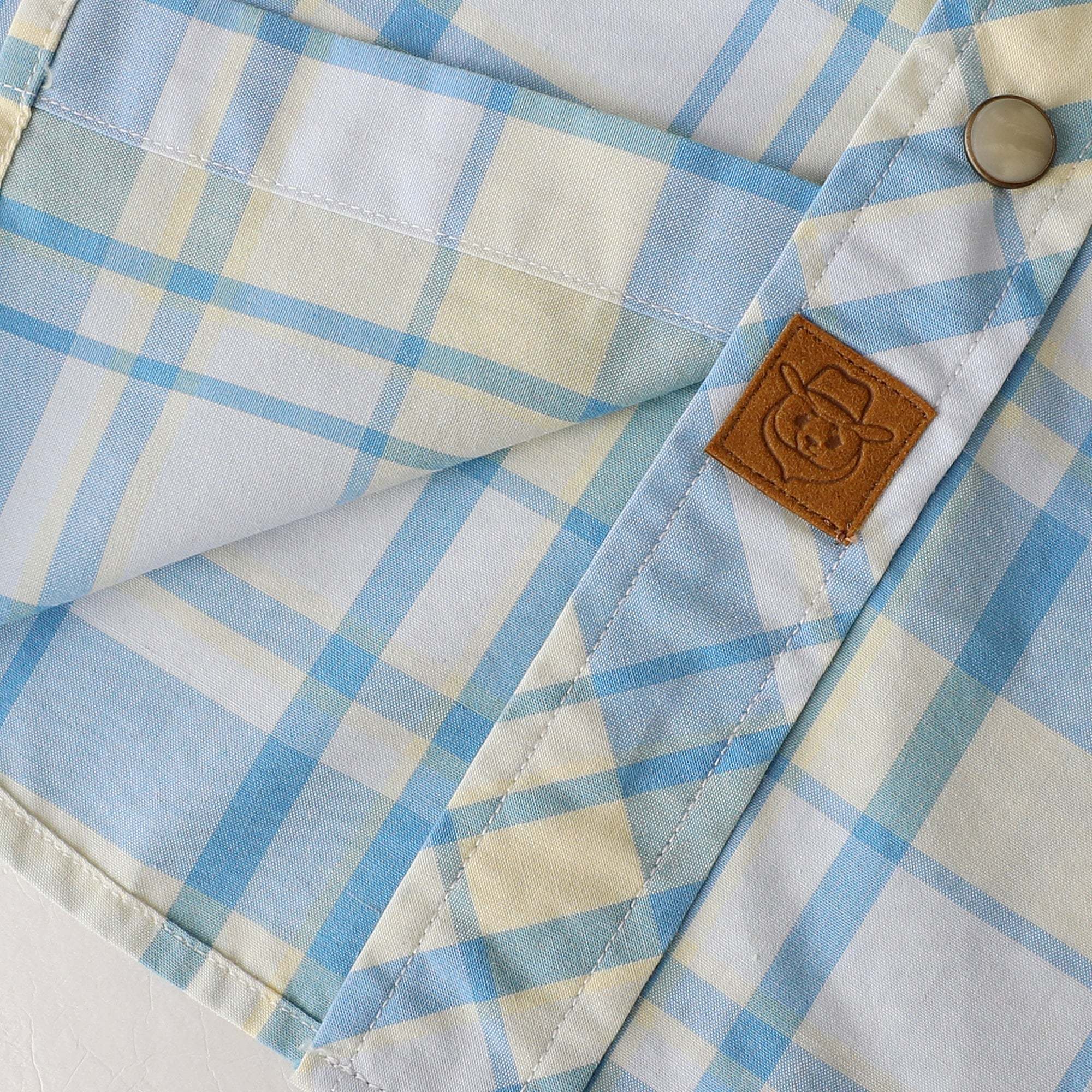 Dubinik? 4.1oz Pearl Snap Shirts For Men Long Sleeve Lightweight Casual Sawtooth Pocket Western Plaid Cowboy Cotton Vintage Work Shirt#48022
