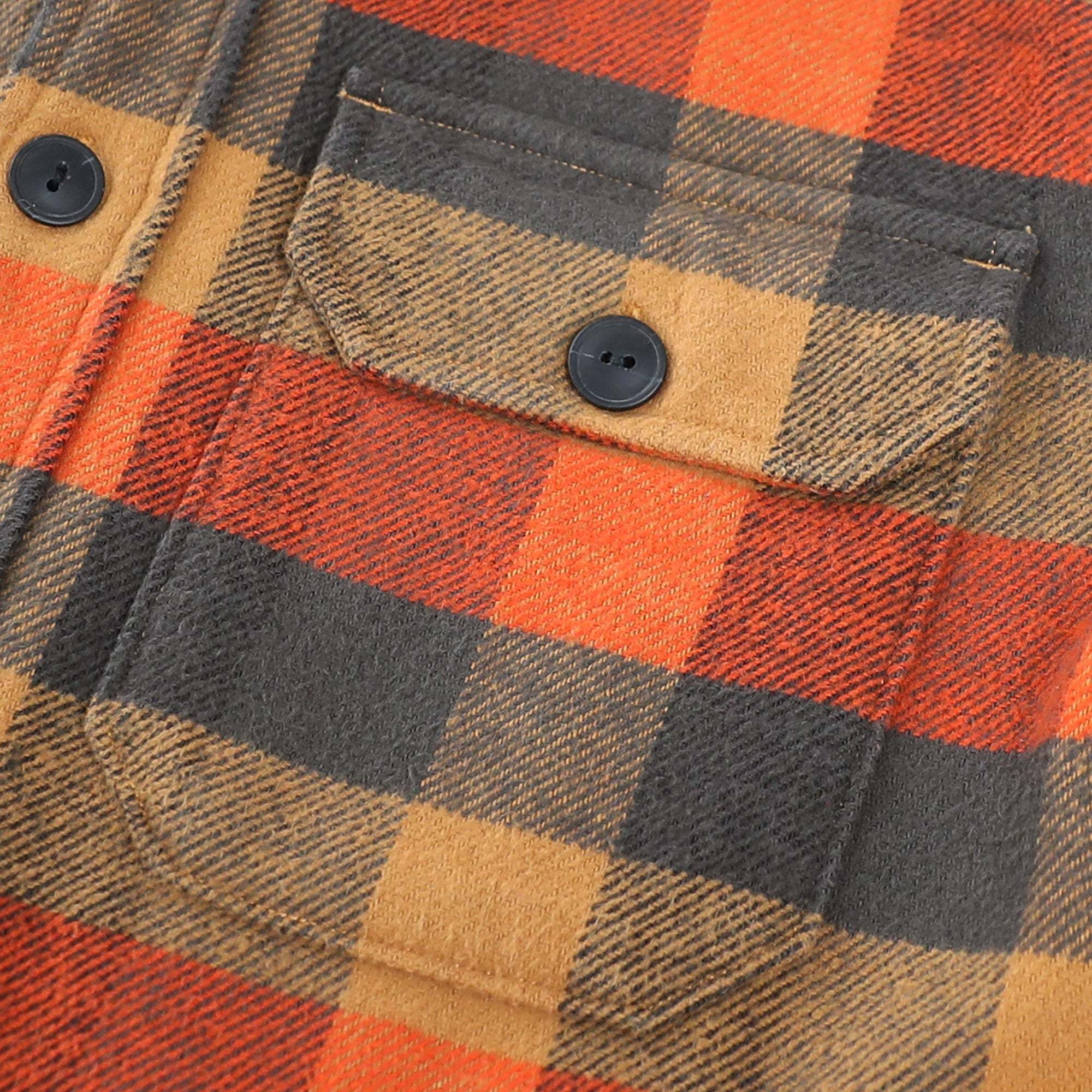 Dubinik? 10.8oz Mens Shacket Flannel Warm Lined Coats Lightweight Jacket Casual Plaid Flannel Shirt For Men Long Sleeve Button Down#0182011
