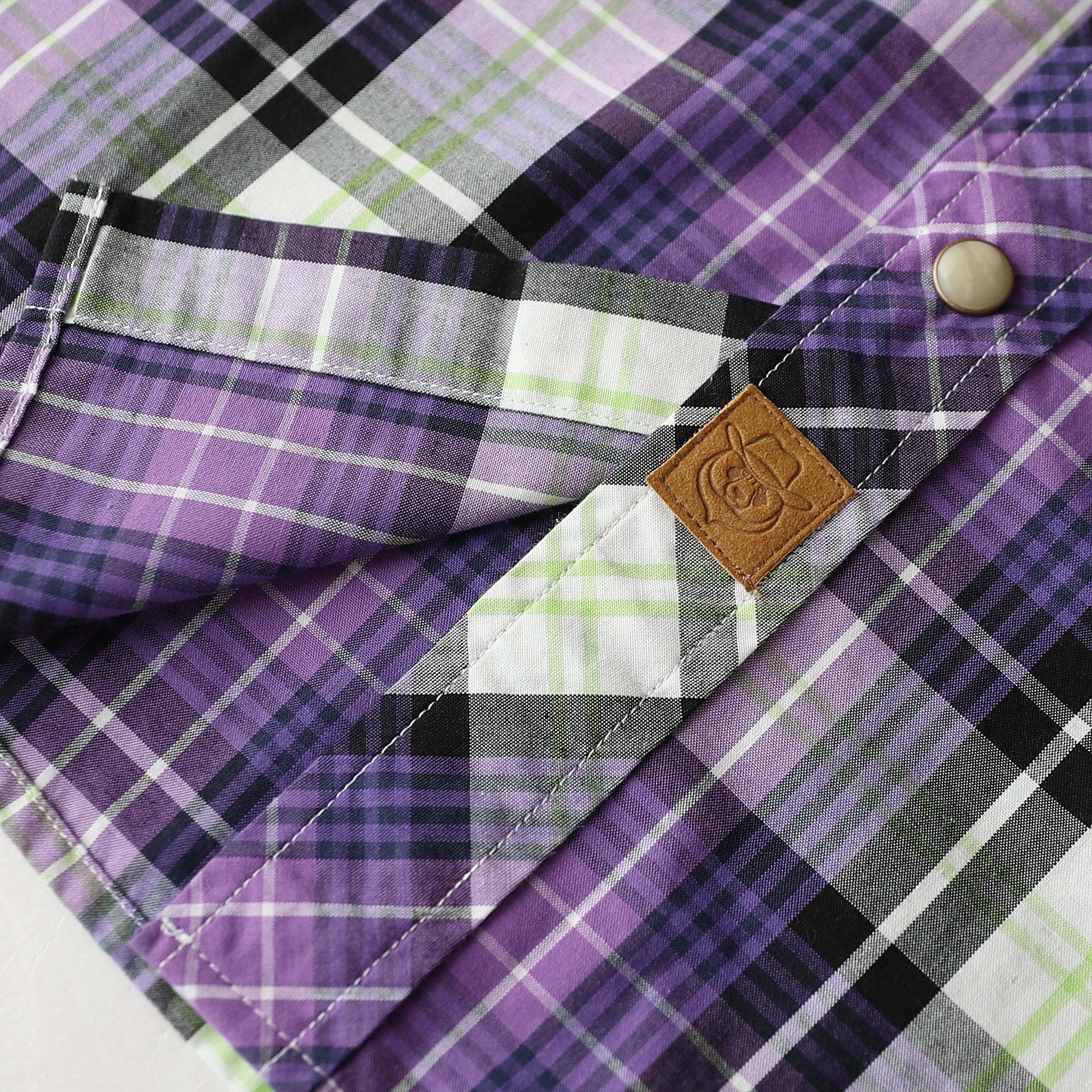 Dubinik? 4.1oz Pearl Snap Shirts For Men Long Sleeve Lightweight Casual Sawtooth Pocket Western Plaid Cowboy Cotton Vintage Work Shirt#48002