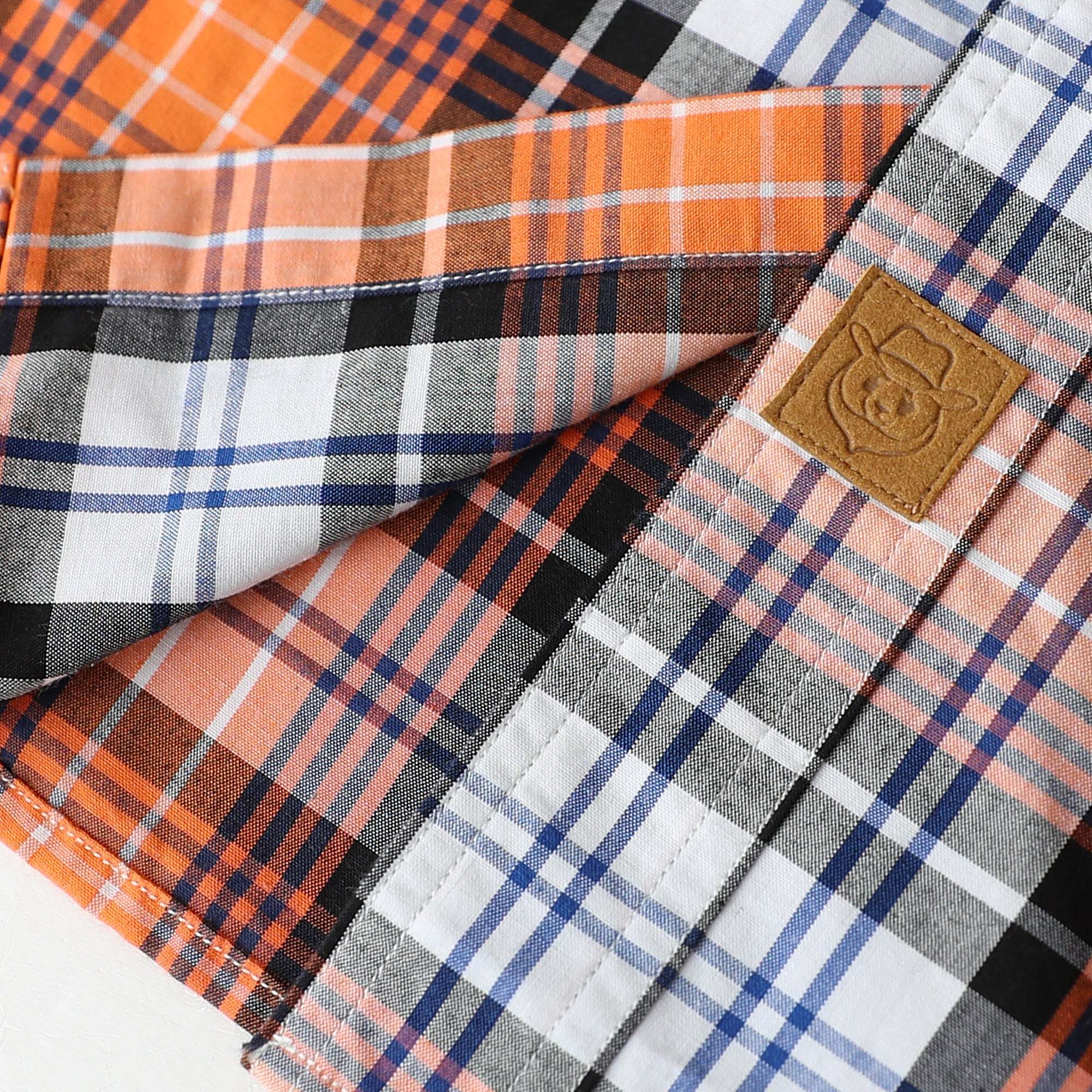 Dubinik? 4.1oz Mens Long Sleeve Button Down Shirts Casual Plaid Shirt with Practical Double Pockets Comfortable and Soft#0050014