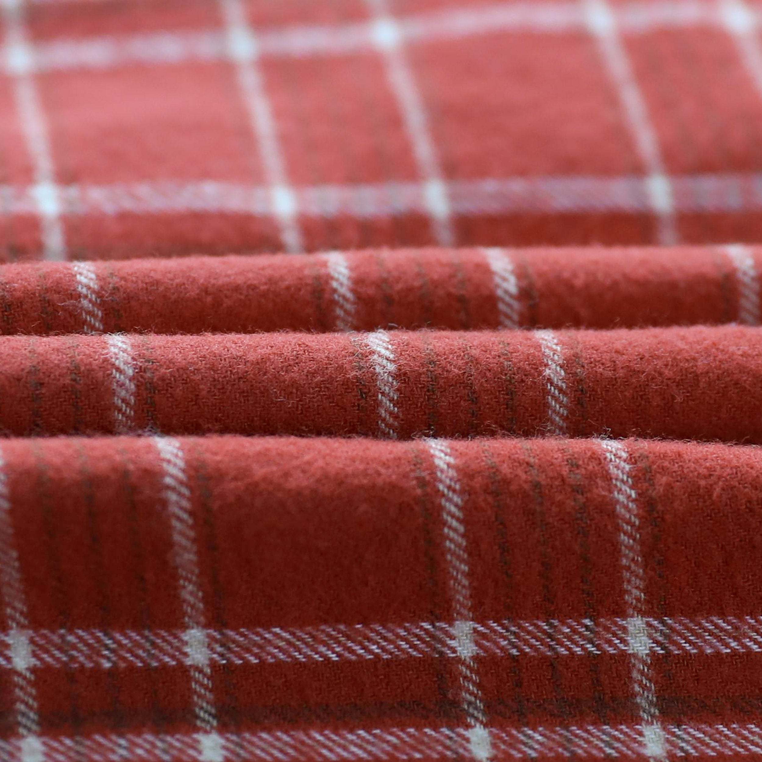 Dubinik? 6oz Mens Flannel Shirt Long Sleeve Button Down Plaid All Cotton Soft Brushed Flannel Shirt For Men Utility Casual Shirt #0030004