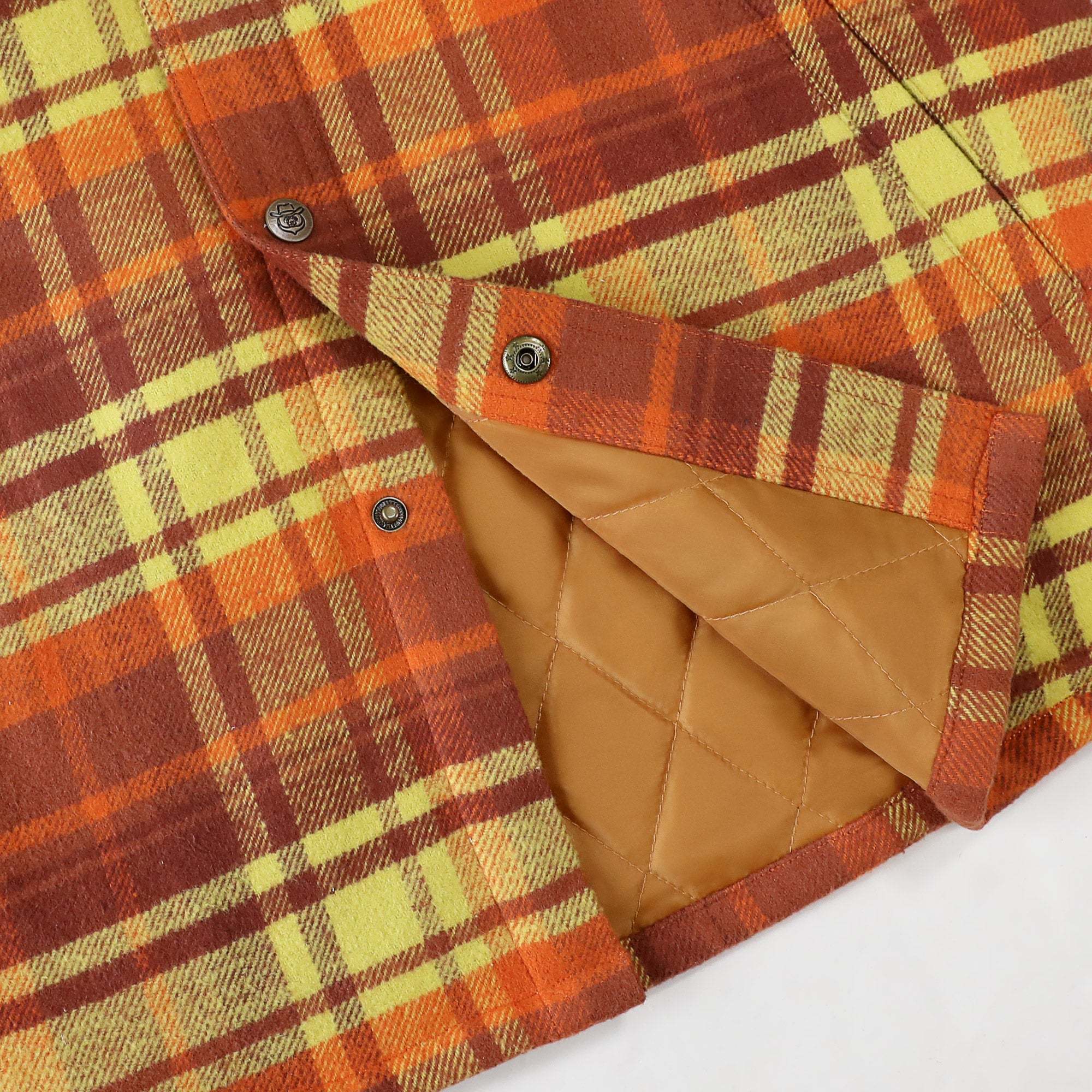 Dubinik? 10.8oz Men’s Overshirt Shacket – Cozy Warm-Lined Plaid Flannel, Lightweight Casual Button-Down Long Sleeve Jacket #0181013