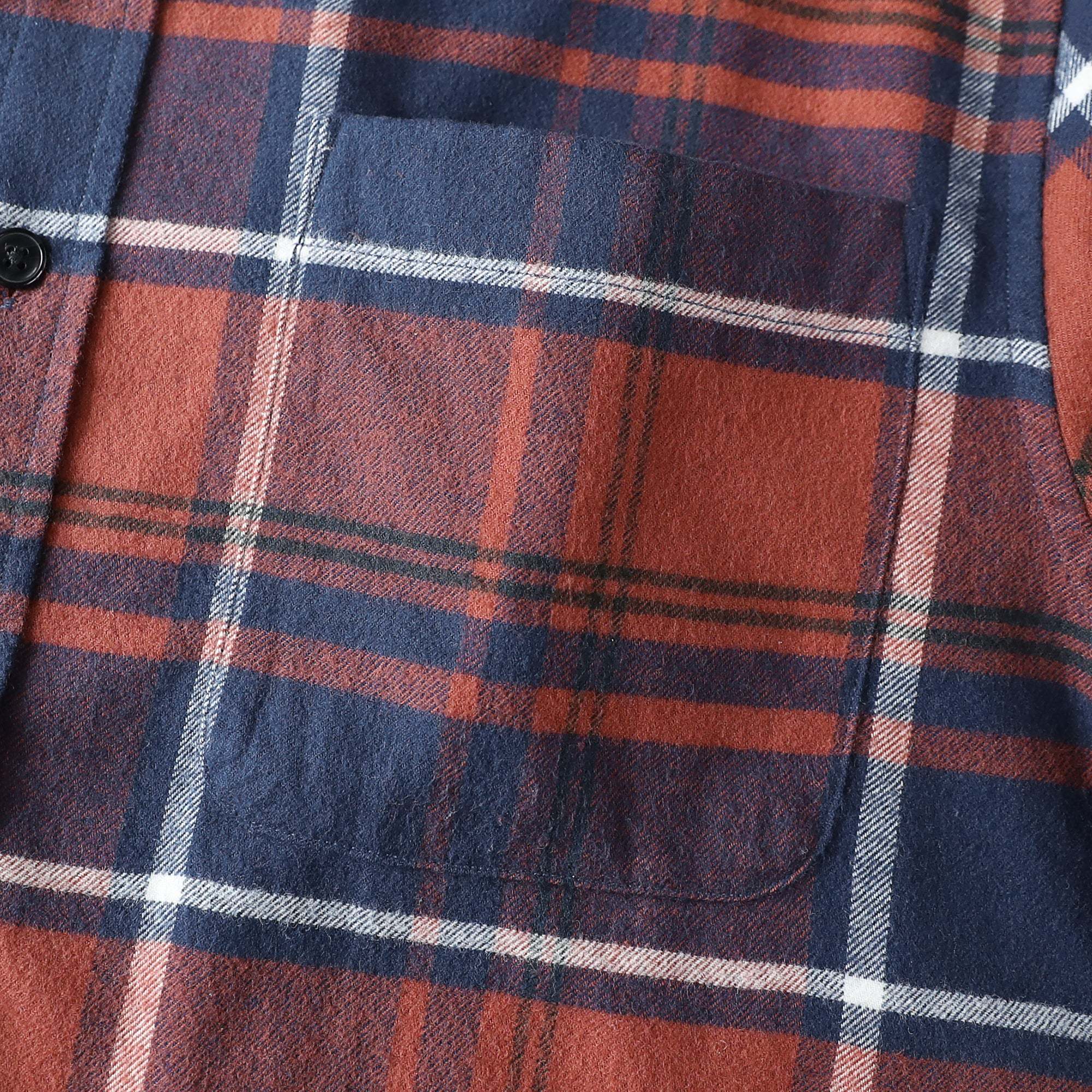 6oz Men's Plaid Flannel Long Sleeve Shirts #0310