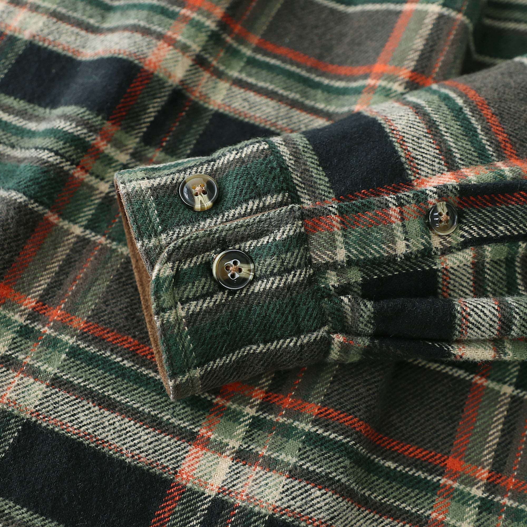 Dubinik? 10.8oz Ultra Heavyweight Mens Flannel Shirts Long Sleeve Casual Button Down Pocket Soft Warm Cotton Shirt#84009
