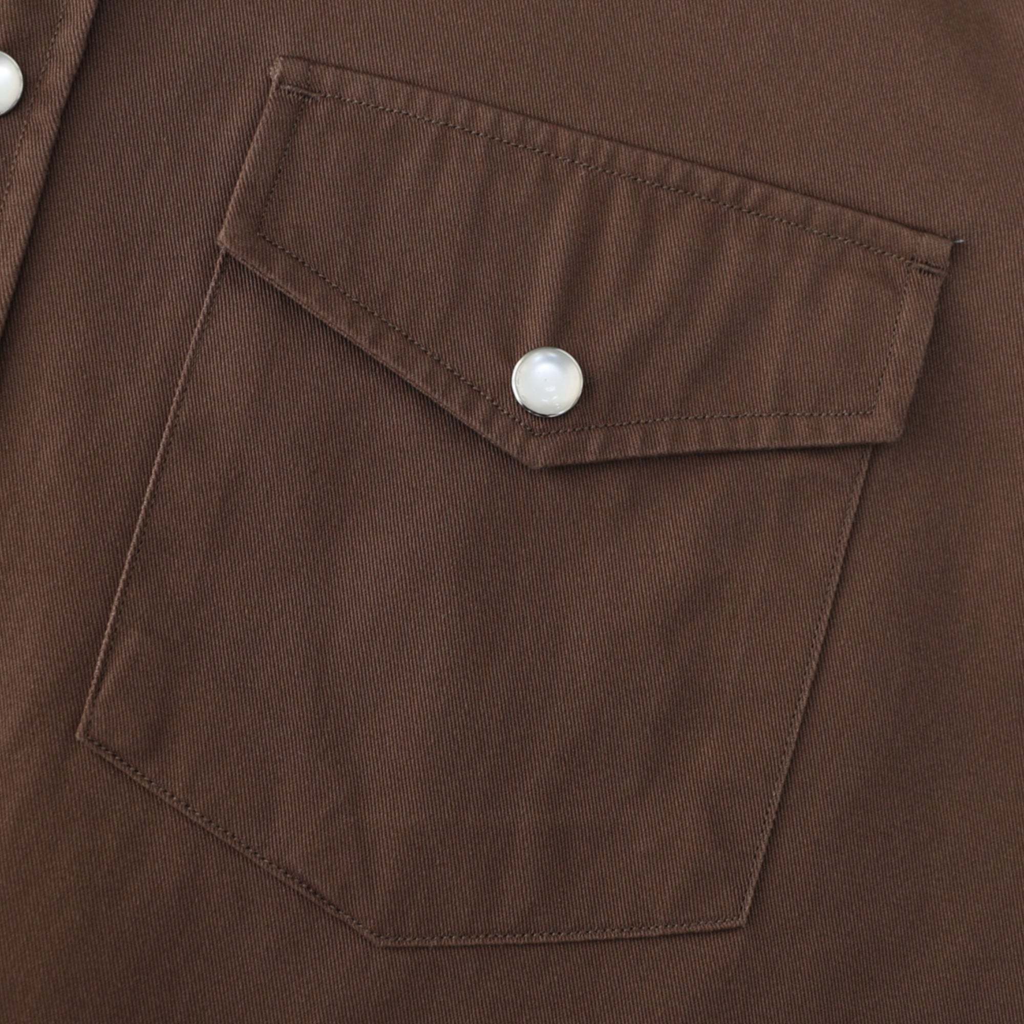 Dubinik? Mens Short Sleeve Work Shirt Snap Button Heavy Cotton#10510