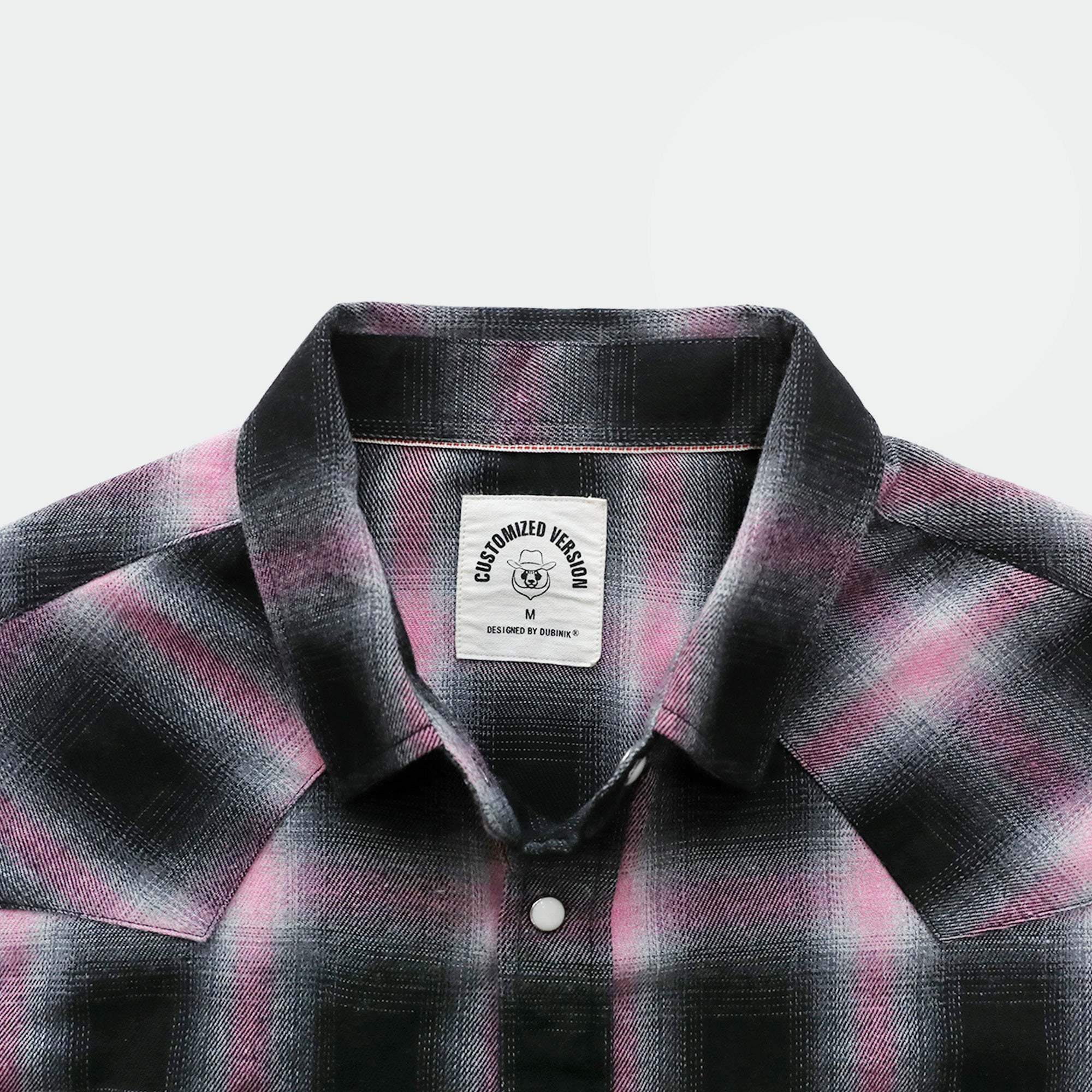 6oz Mens Flannel Long Sleeve Pearl Snap Buttons Western Cowboy Vintage Casual Shirts #2820