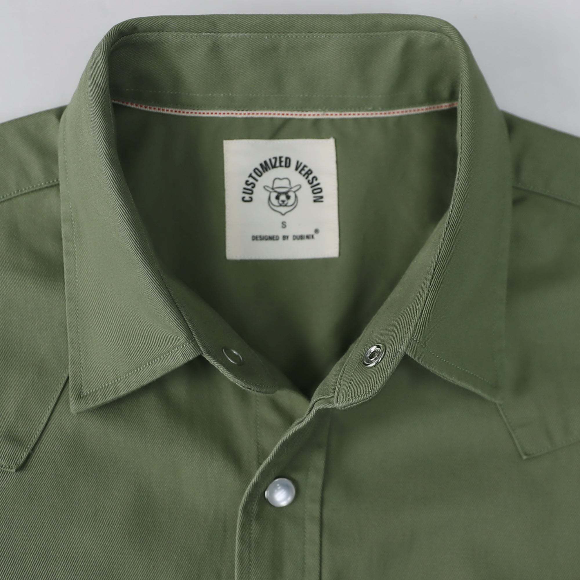Dubinik? Mens Short Sleeve Work Shirt Snap Button Heavy Cotton#10509