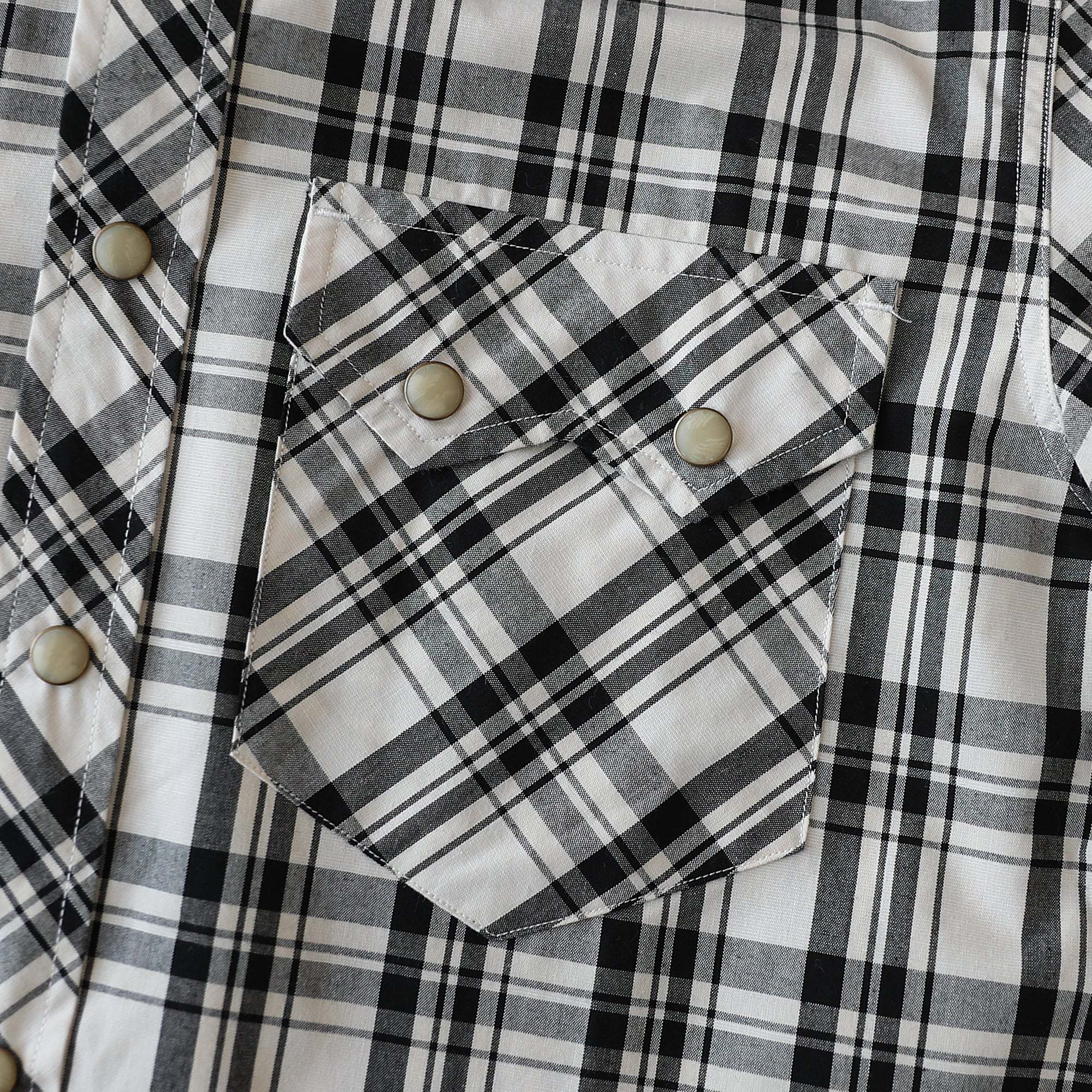 Dubinik? 4.1oz Pearl Snap Shirts For Men Long Sleeve Lightweight Casual Sawtooth Pocket Western Plaid Cowboy Cotton Vintage Work Shirt#48009