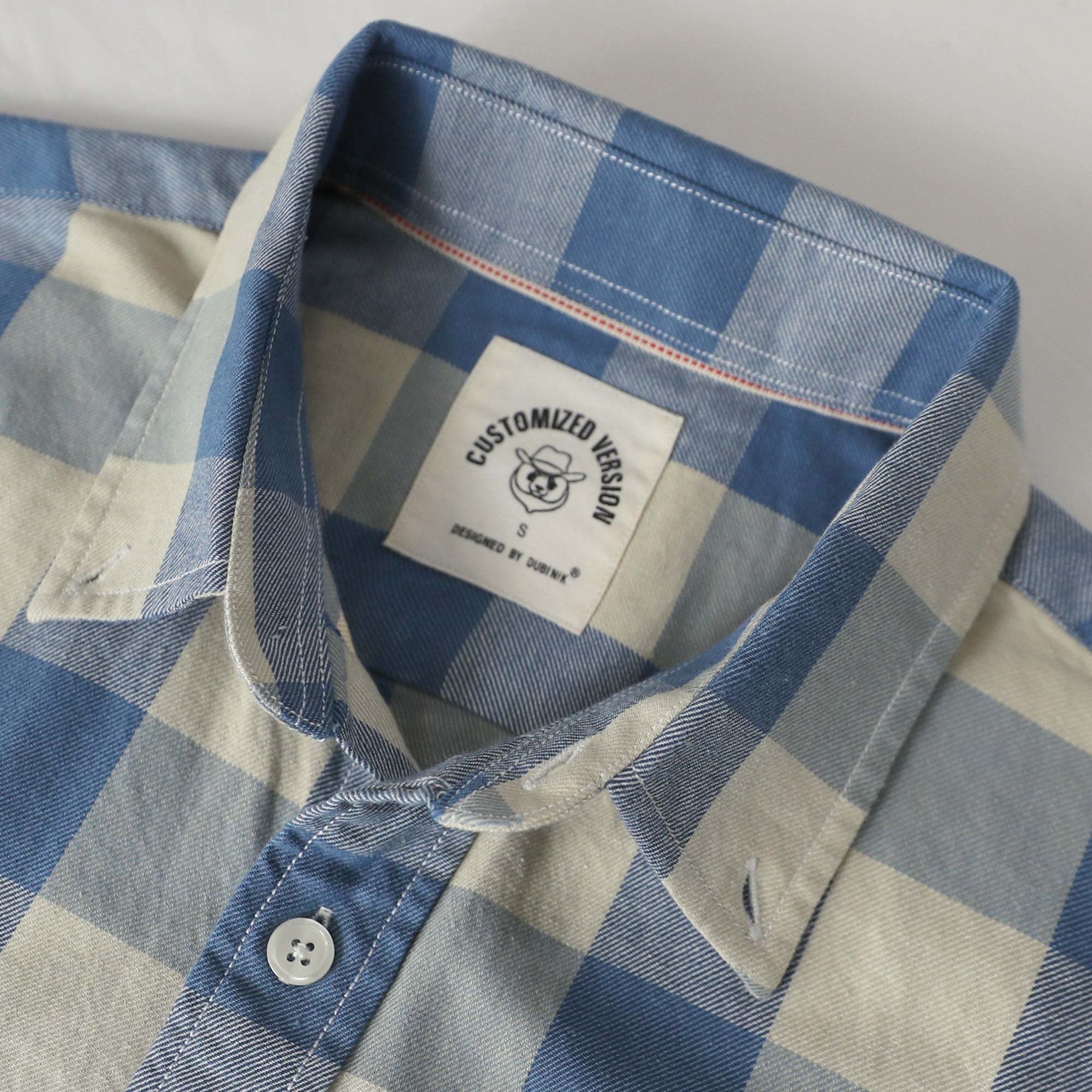 Dubinik? Green Plaid Mens Short Sleeve Button Down Shirts 100% Cotton Plaid Men's Casual Button-Down Shirts with Pocket#011509