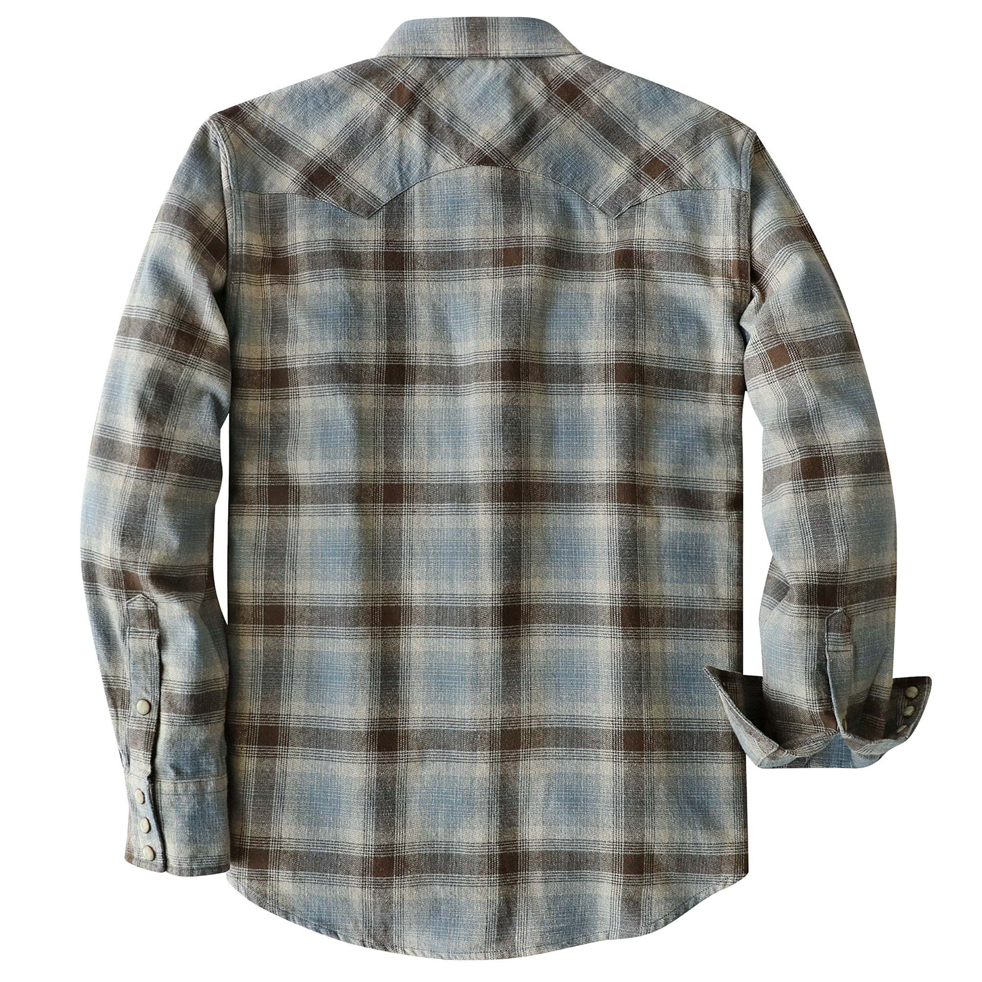 Tall size in stock now! Dubinik? 6.3oz Flannel Shirt for Men Long Sleeve Casual Cozy Snap Button Western Plaid Shirts Soft Pure Cotton#37016 Tall size in stock now!