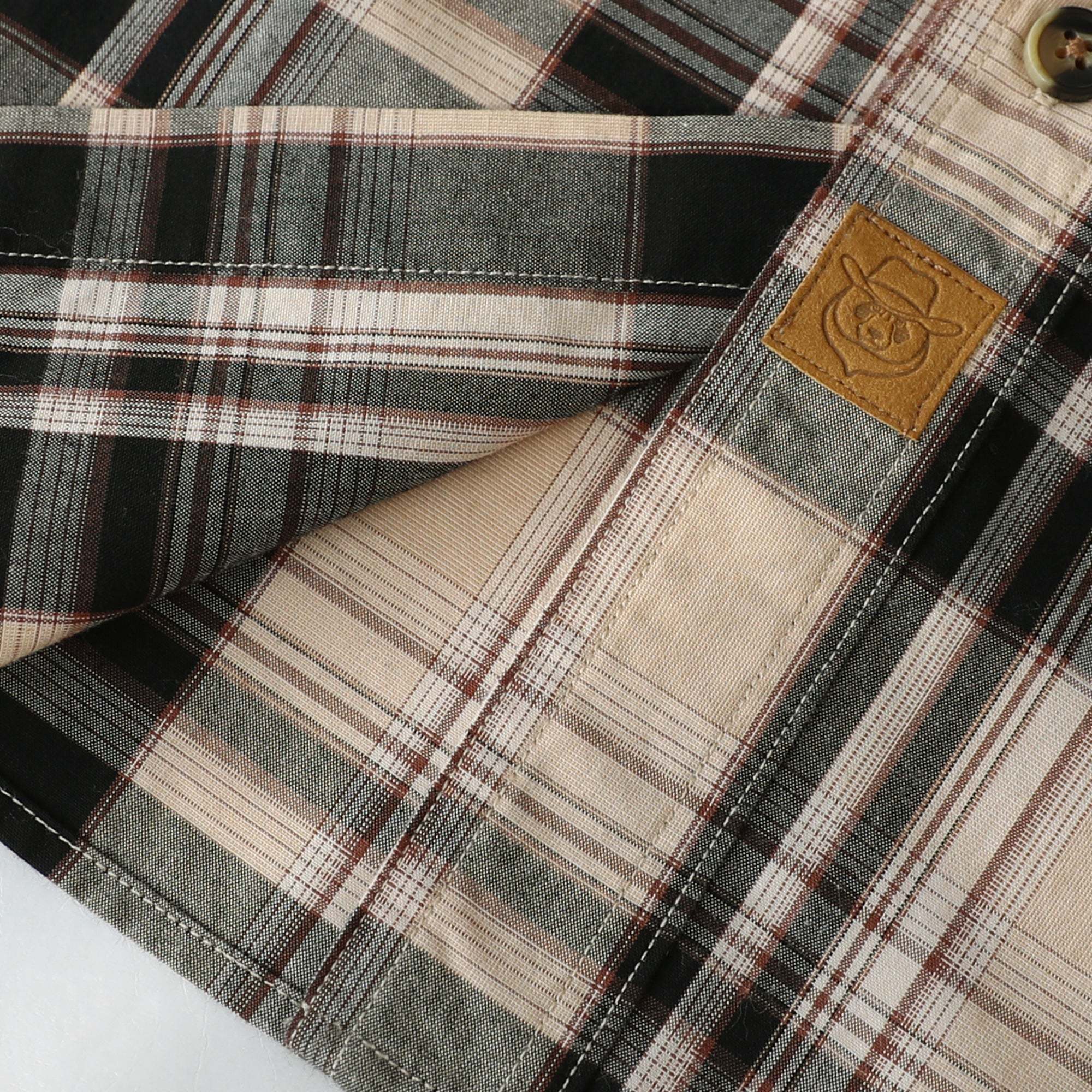 Dubinik? 4.1oz Mens Long Sleeve Button Down Shirts Casual Plaid Shirt with Practical Double Pockets Comfortable and Soft#0050004
