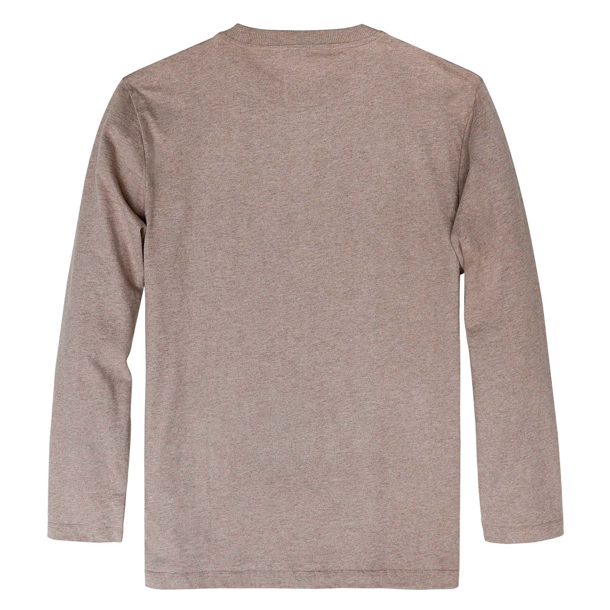 Dubinik? Men's Long Sleeve T-Shirts 100% Cotton Heightwight Workwear with Pocket#31205
