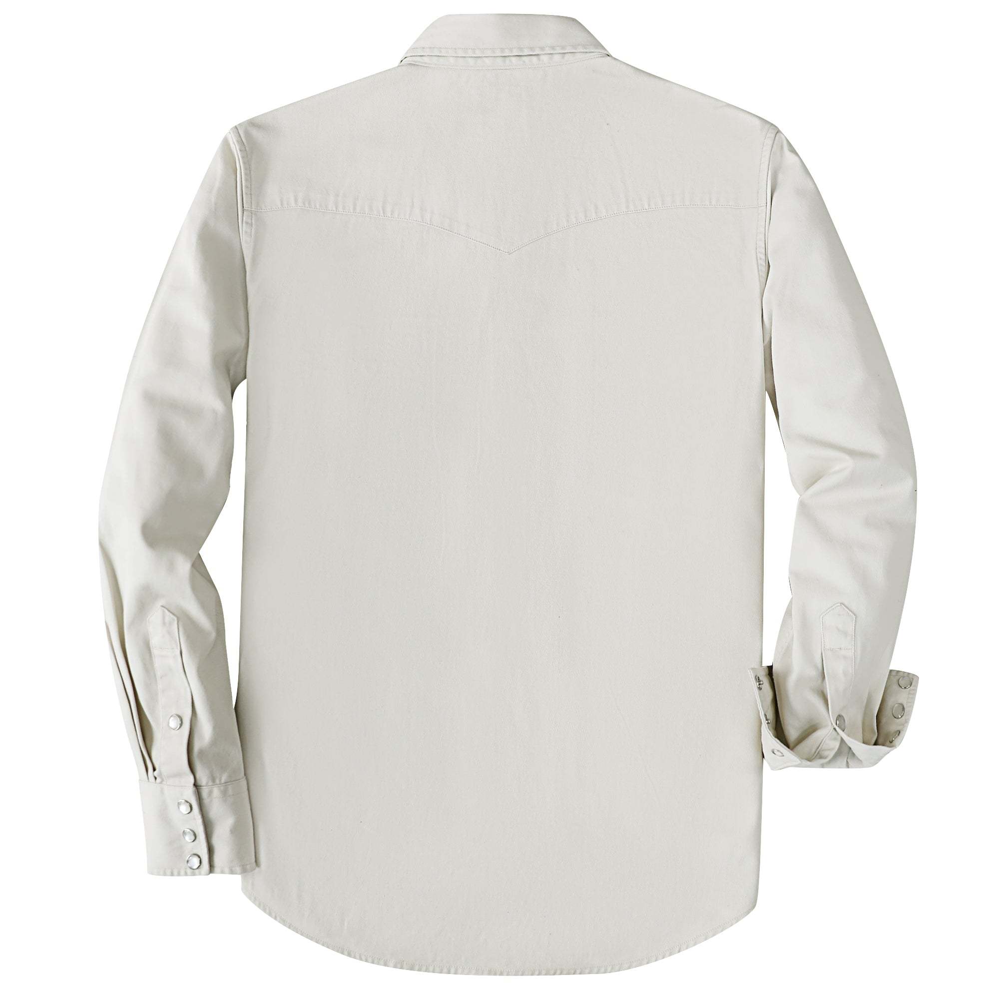 Dubinik? 7.2oz Men's Western Cowboy Pearl Snap Long Sleeve Work Shirt#10601