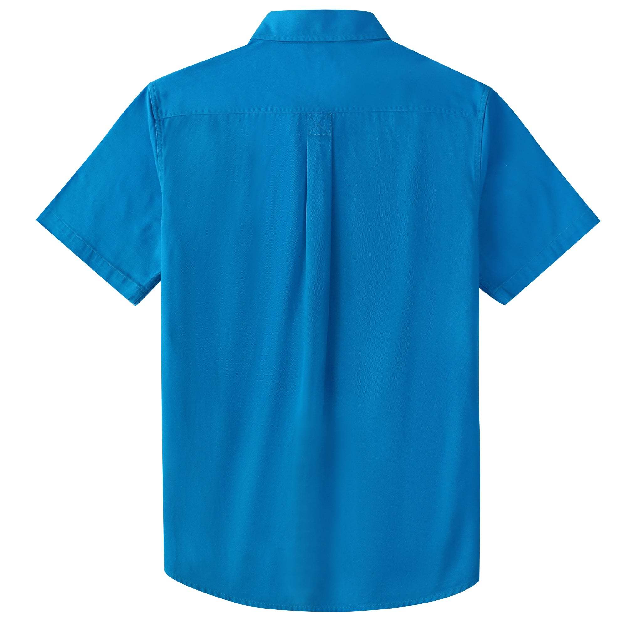 Dubinik? Men’s Short Sleeve Button Down Work Shirt – 2 Pocket Cotton Casual#10706