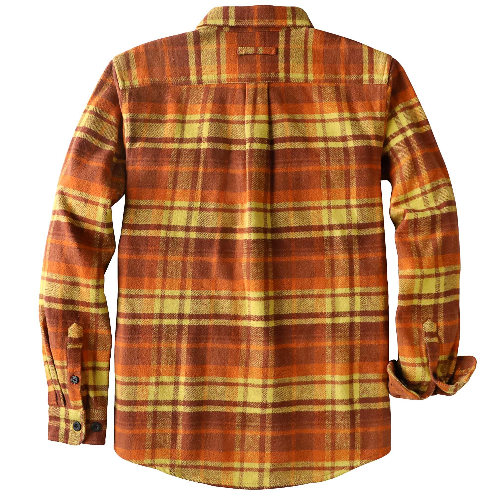 Dubinik? 10.8oz Ultra Heavyweight Flannel Shirt for Men Long Sleeve Mens Plaid Button Down Shirts for Men Vintage 100% Cotton#0081013