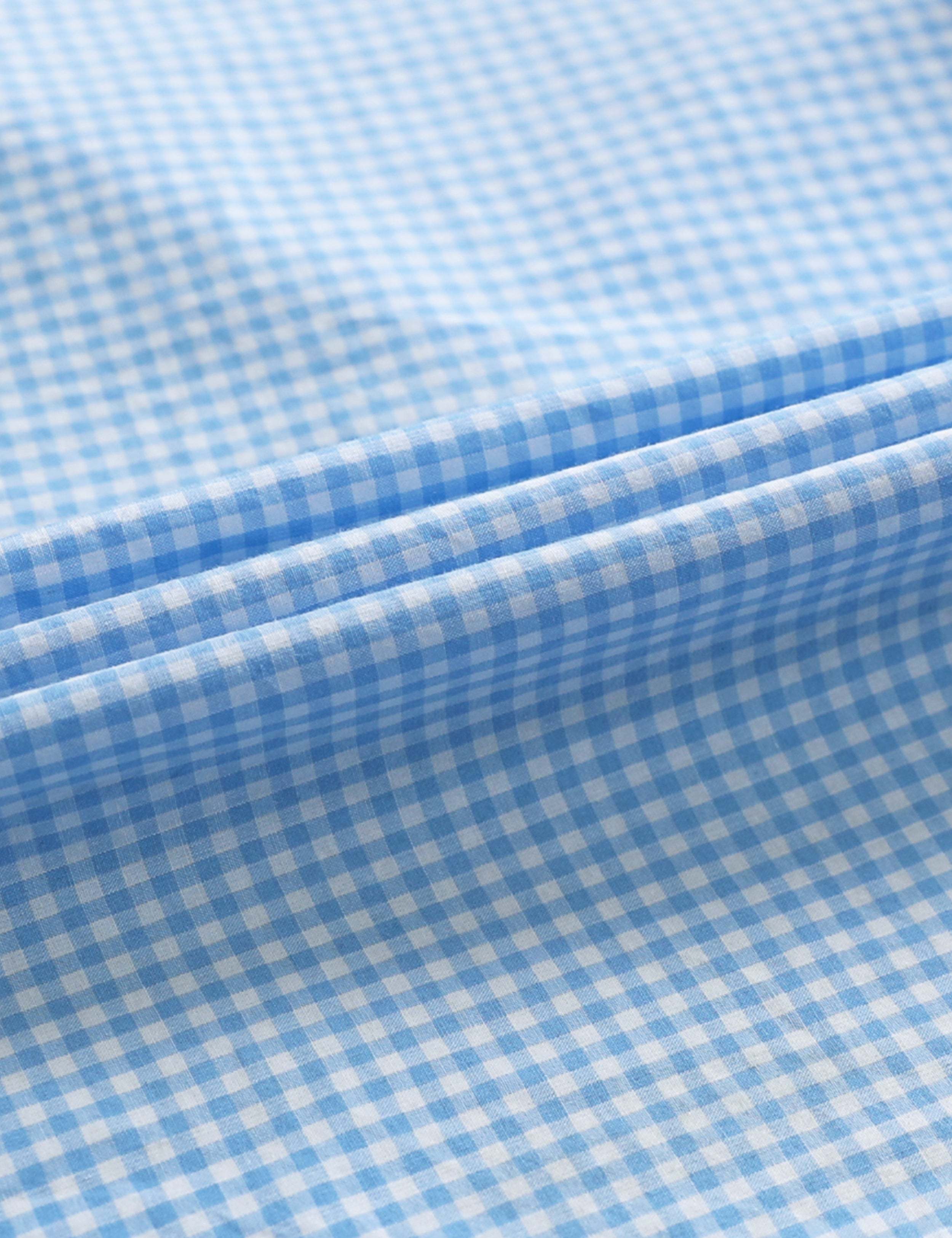 Men's casual short-sleeved cotton shirt #0001