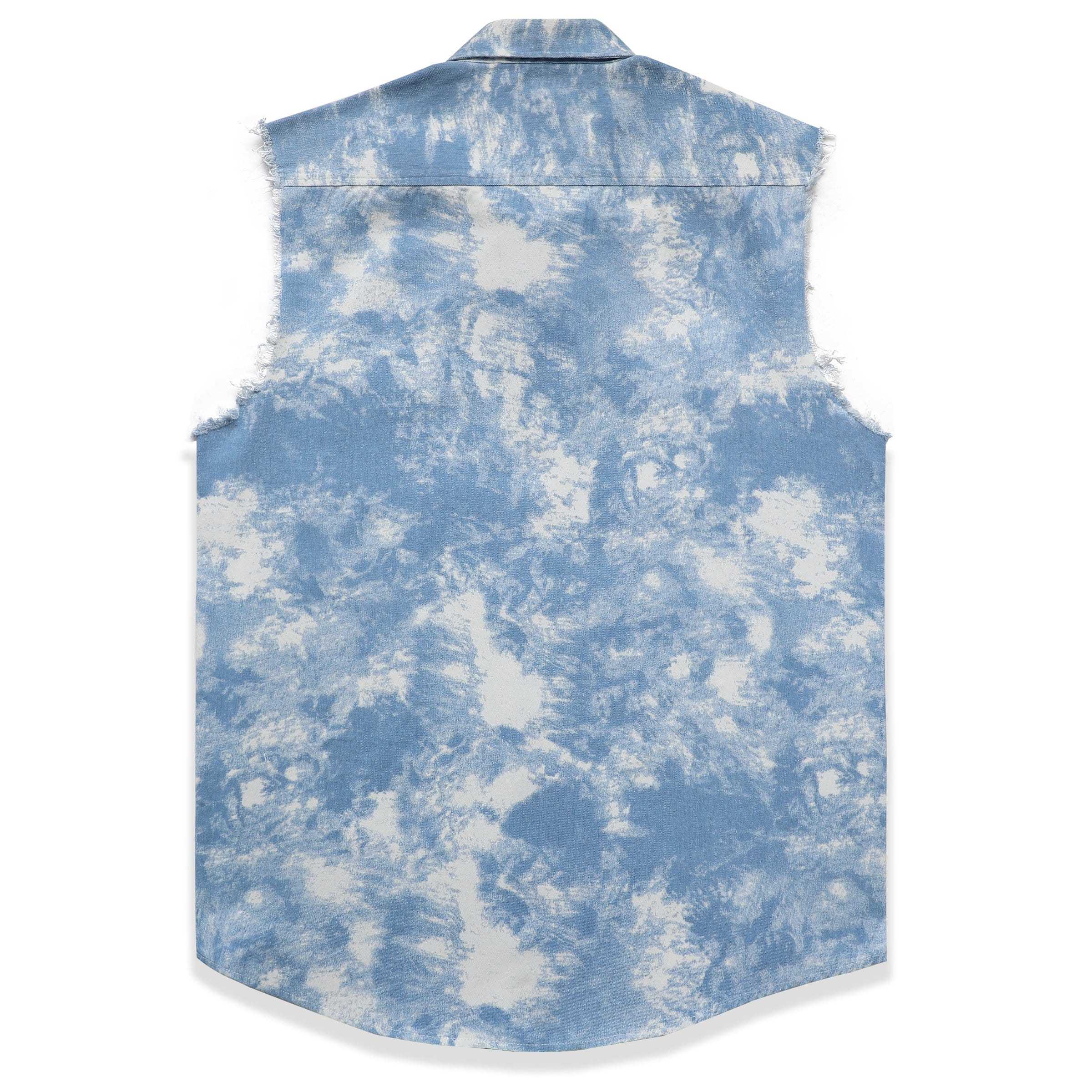 Men's sleeveless denim undershirt #1207