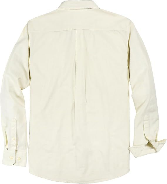 Dubinik? 5.5oz Beige Chambray Long Sleeve Button-Front Closure Pocket Cotton Workshirt#58007