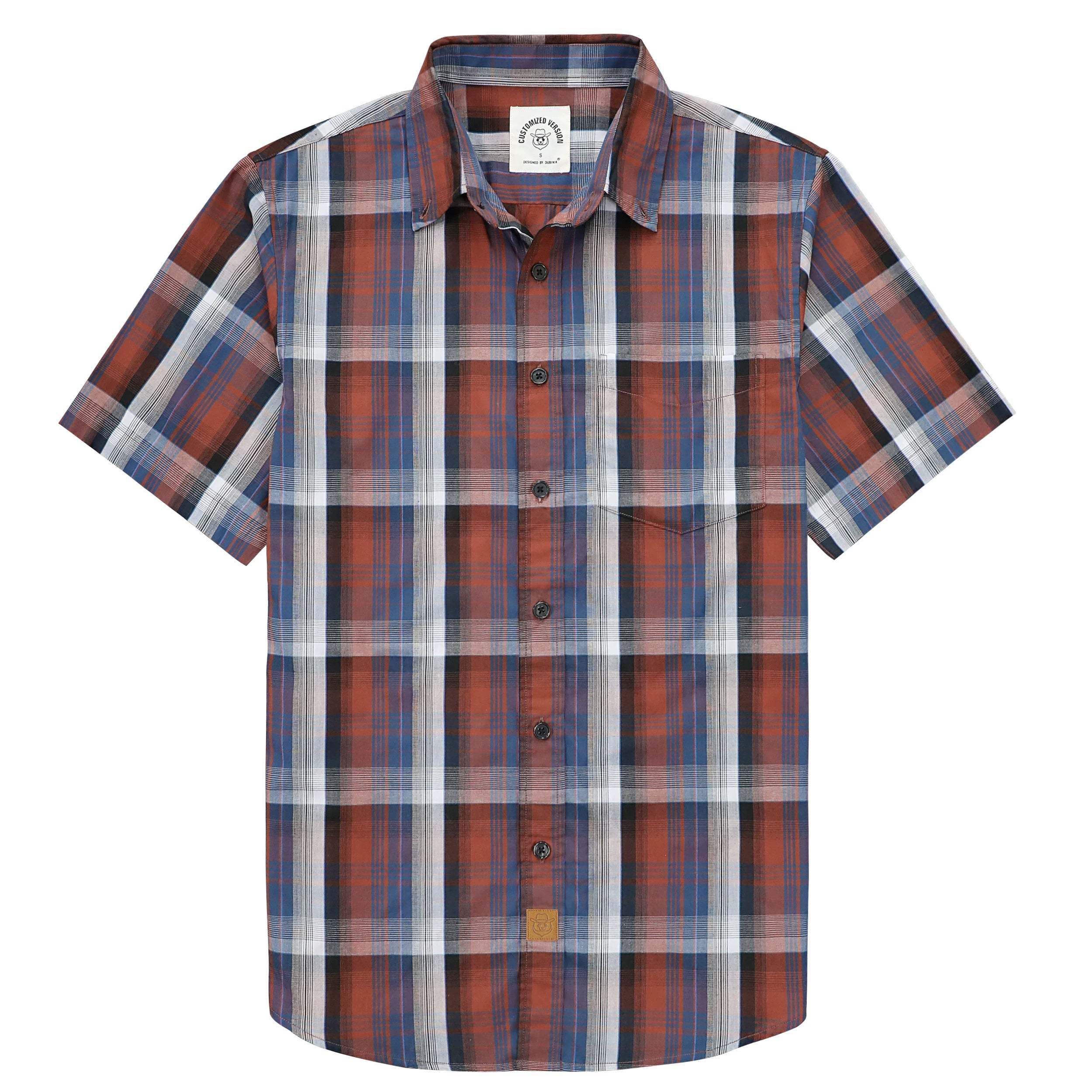 Dubinik? Mens Short Sleeve Button Down Shirts Summer Vintage Short Sleeve Button Down Men Lightweight Men's Casual Shirts#51003