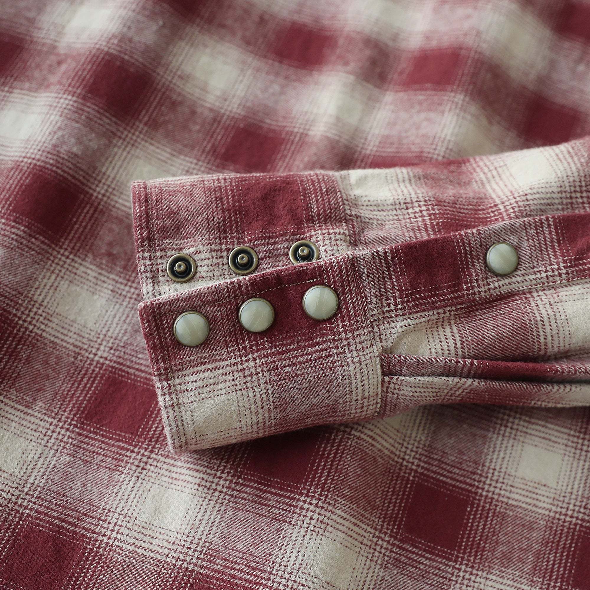 Dubinik? 6.3oz Flannel Shirt for Men Long Sleeve Casual Cozy Snap Button Western Plaid Shirts Soft Pure Cotton#37005